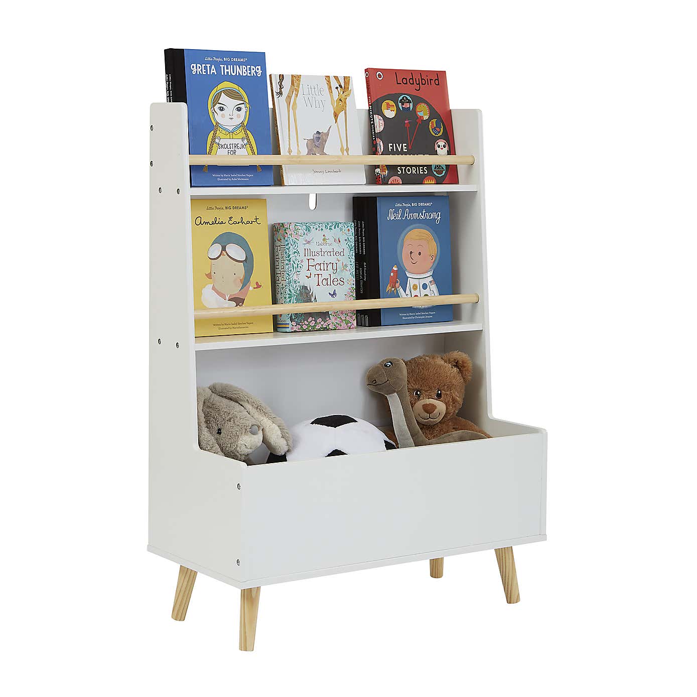 Liberty House Kids Bookcase And Toy Storage Cabinet