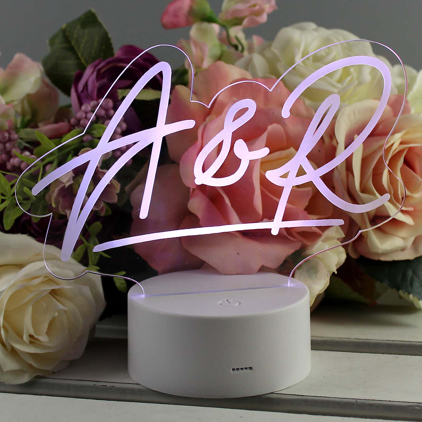 Personalised Colour Changing Name Desk Night LED Light