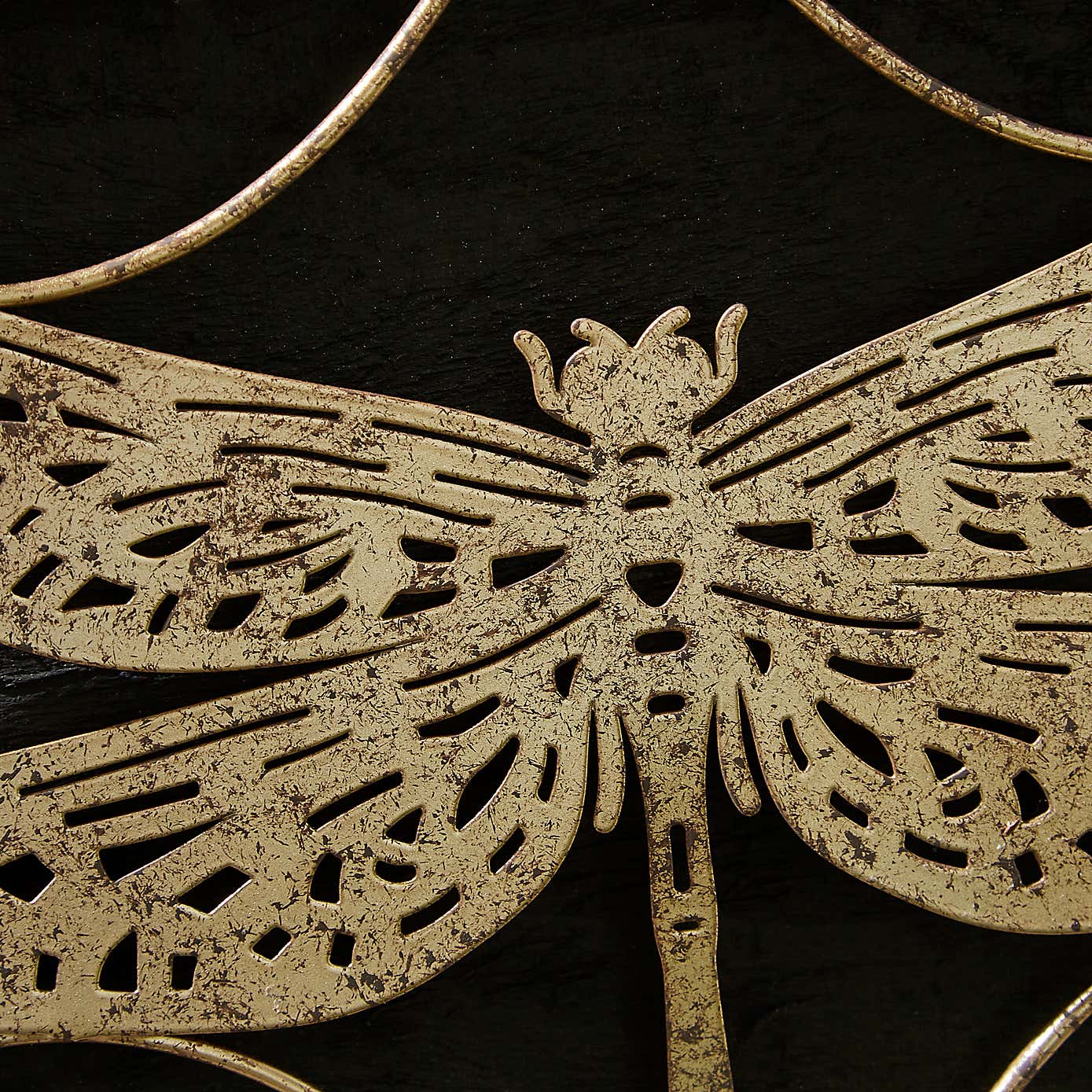 Iron Indoor Outdoor Dragonfly Wall Art