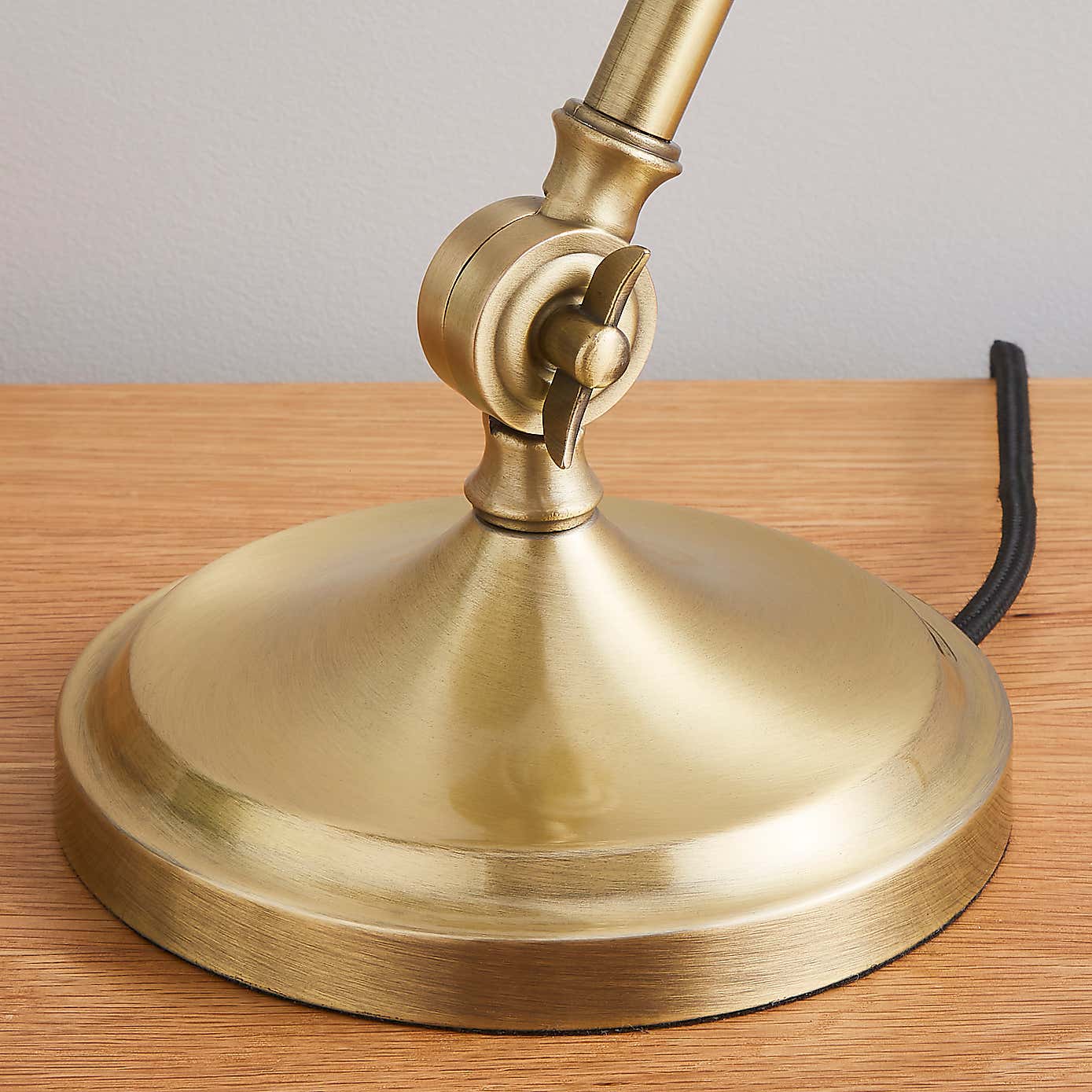 Churchgate Langton Antique Brass Table Lamp