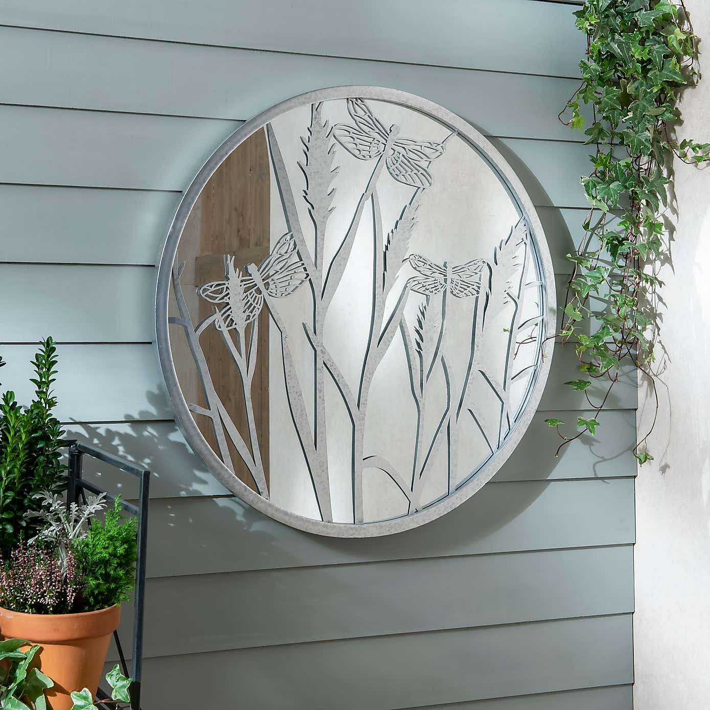 Indoor Outdoor Churchgate Mirrored Wall Art 70cm