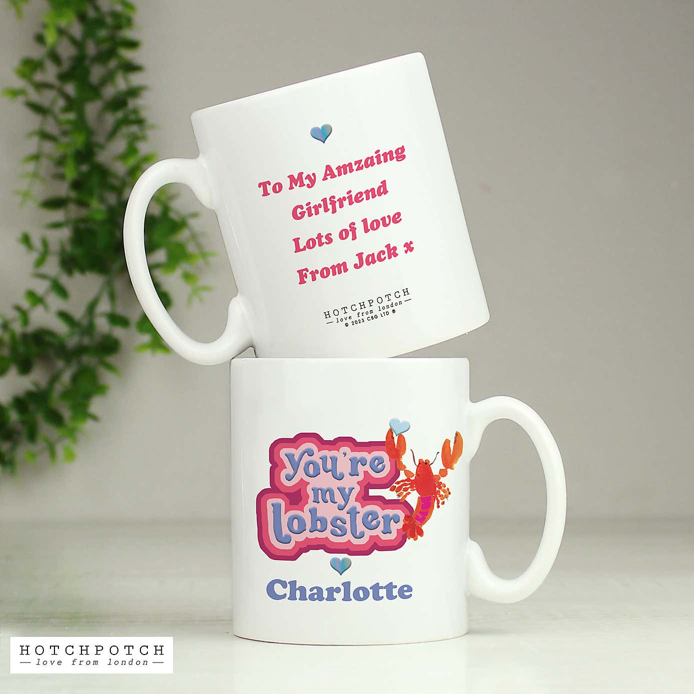 Personalised Lobster Mug