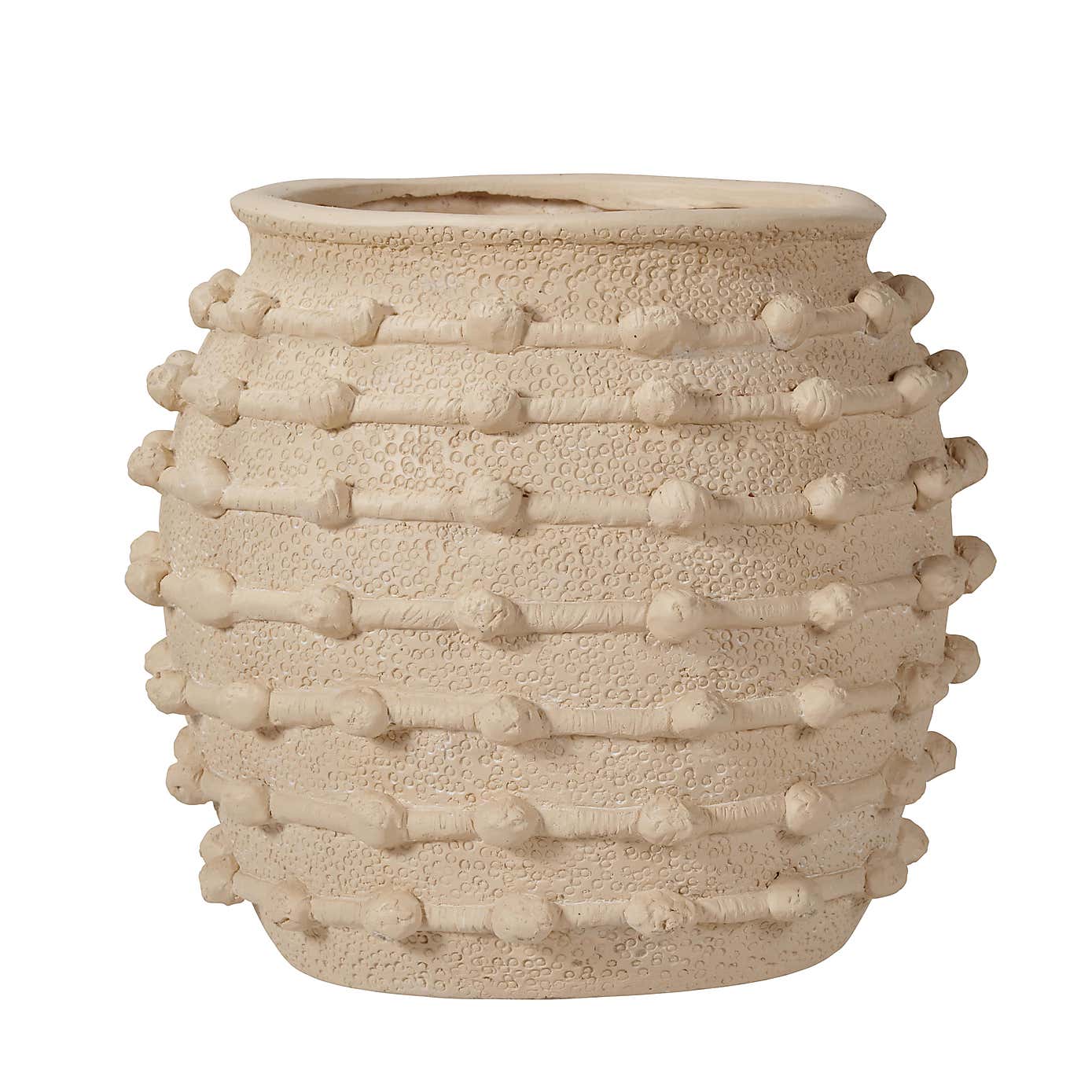Bobble Fibrestone Plant Pot