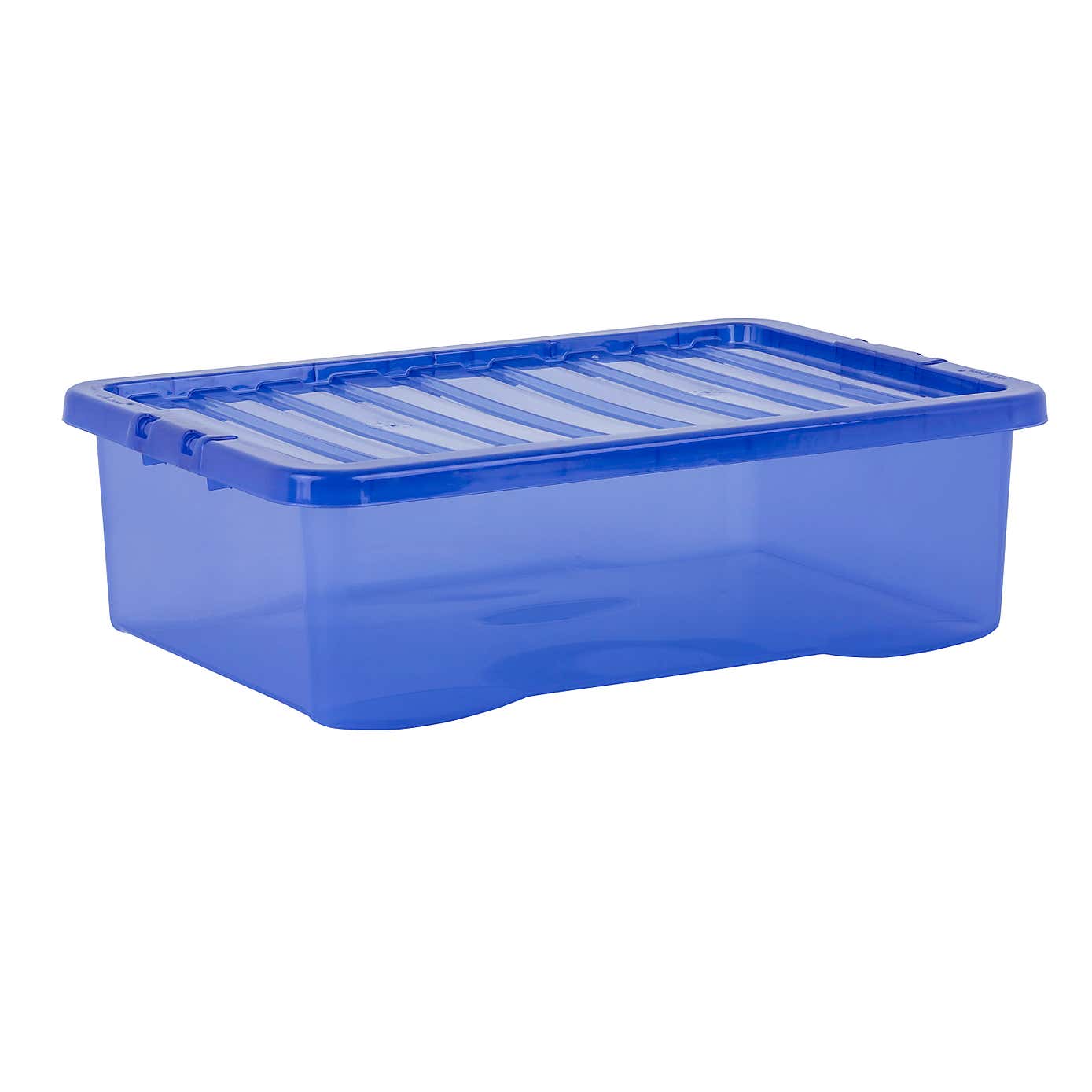 Wham Crystal Set of 5 Underbed Boxes & Lids, 32L