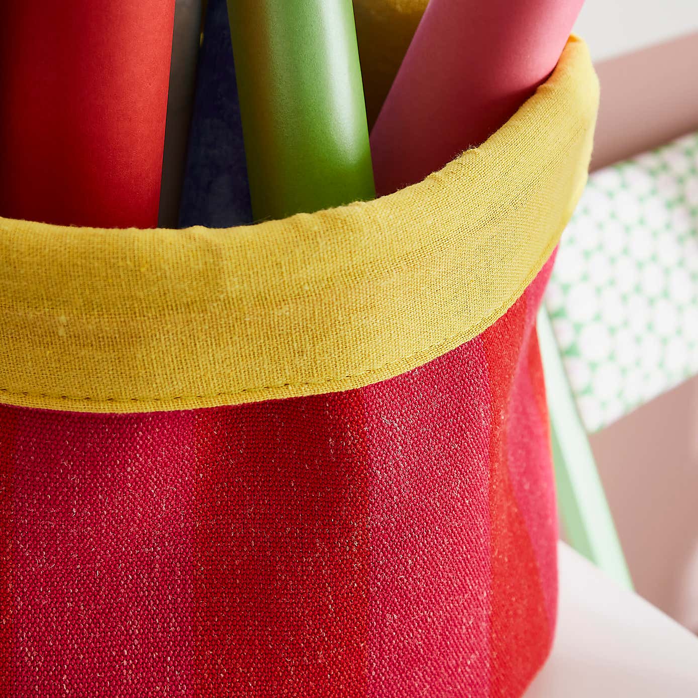 Elements Sutton Woven Stripe Storage Basket