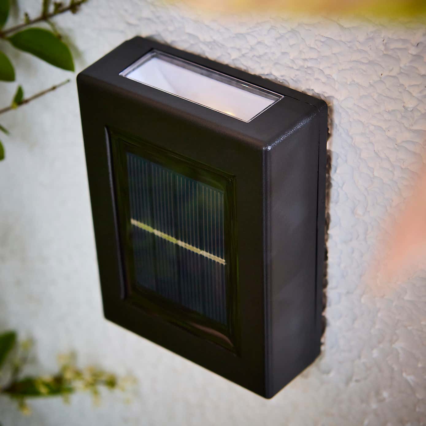 Solar Outdoor Up & Down Wall Light