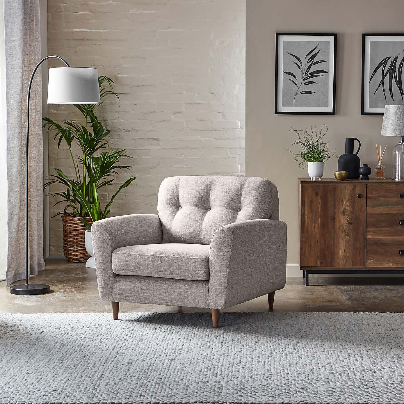 Sven Tonal Weave Snuggle Chair