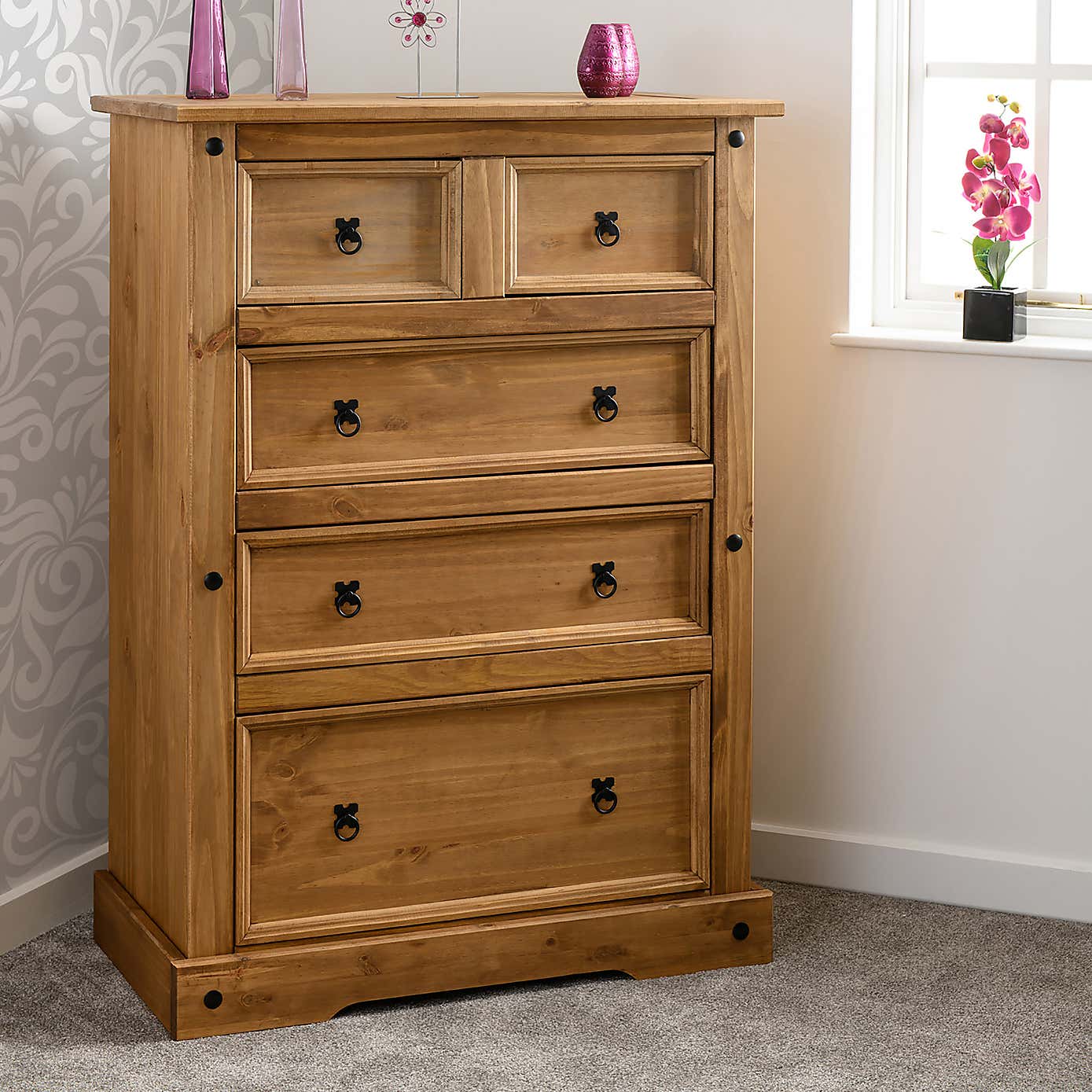 Corona 3 Plus 2 Drawer Chest