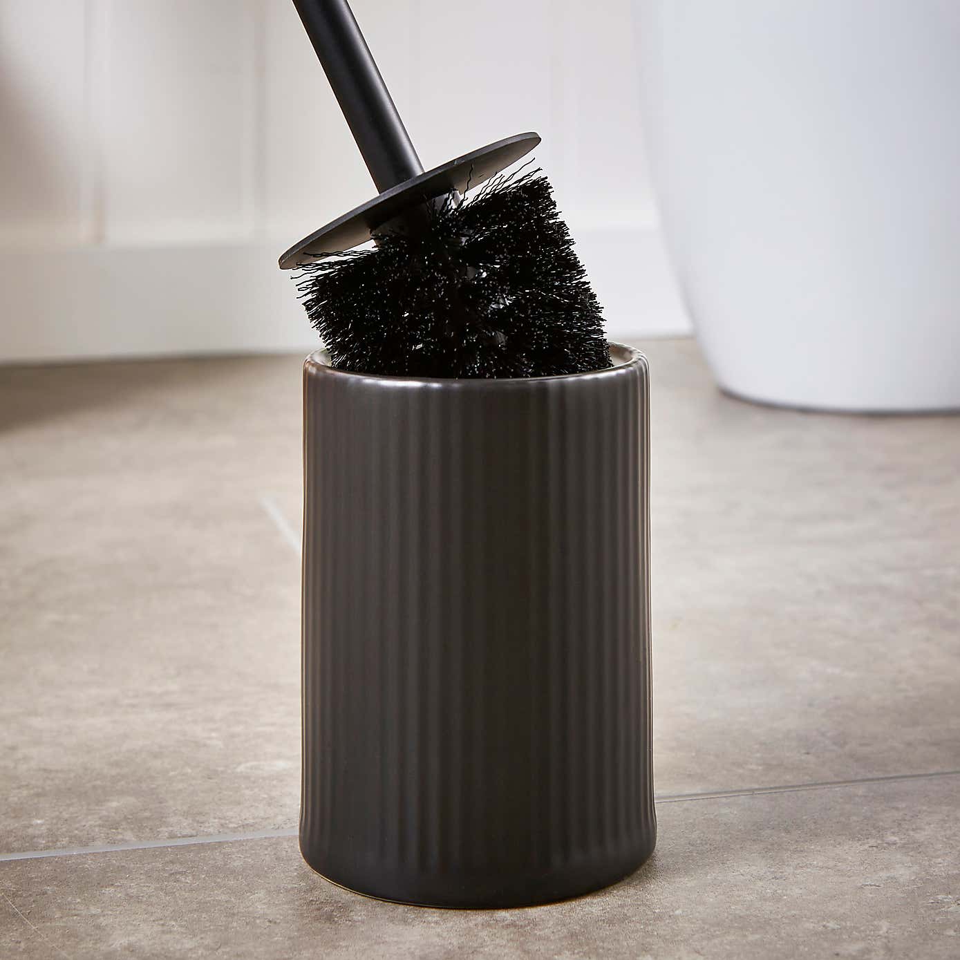 Ribbed Toilet Brush