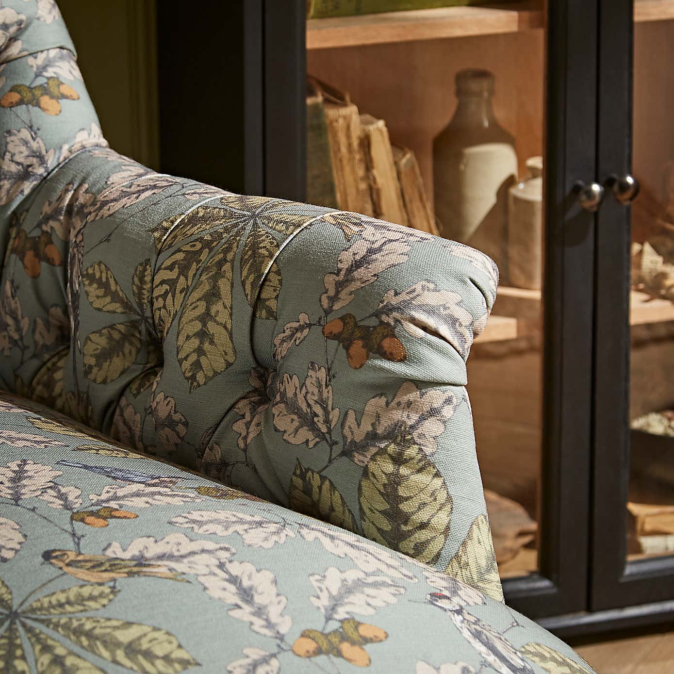 Bibury Button Back Chair Arboretum Print