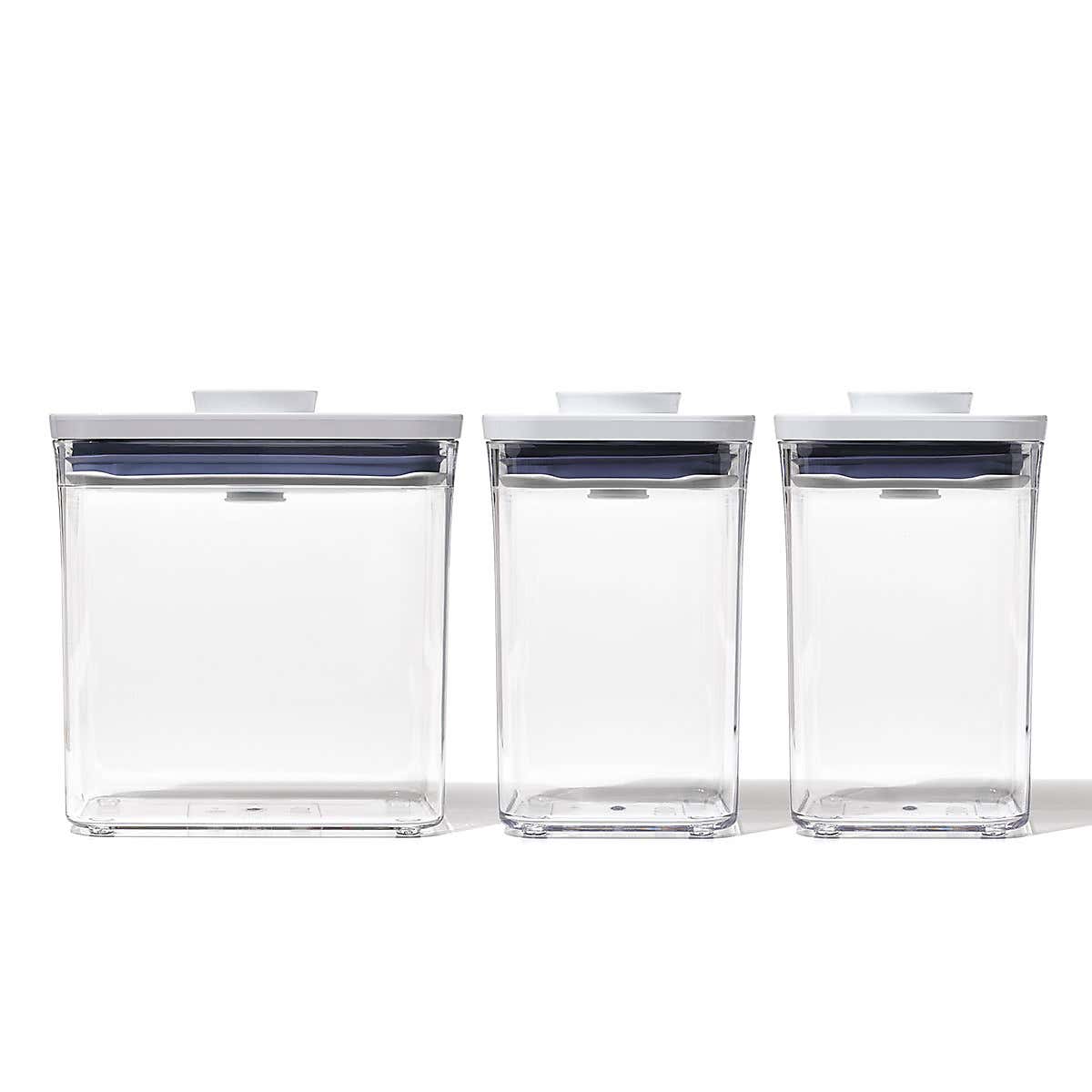 Set of 3 OXO Softworks POP Containers