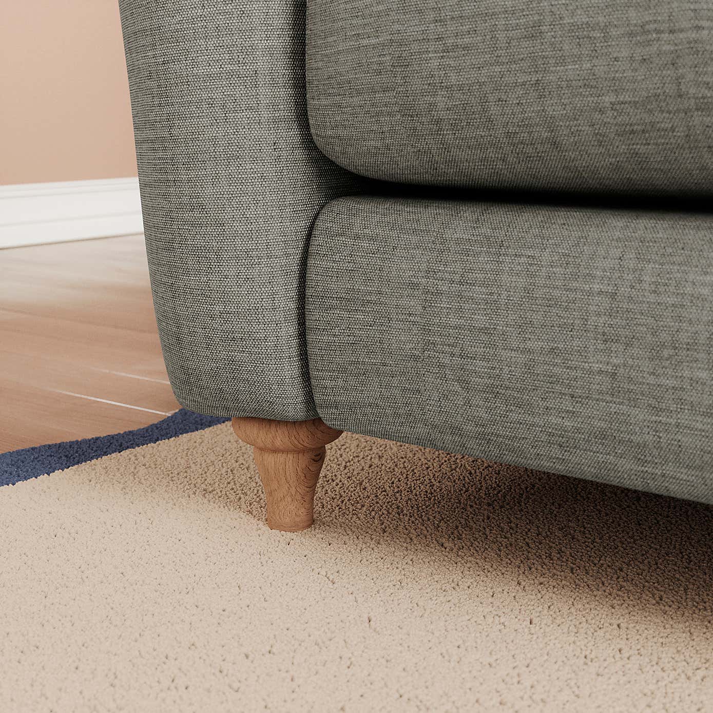 Slub Faux Linen Fabric Sample