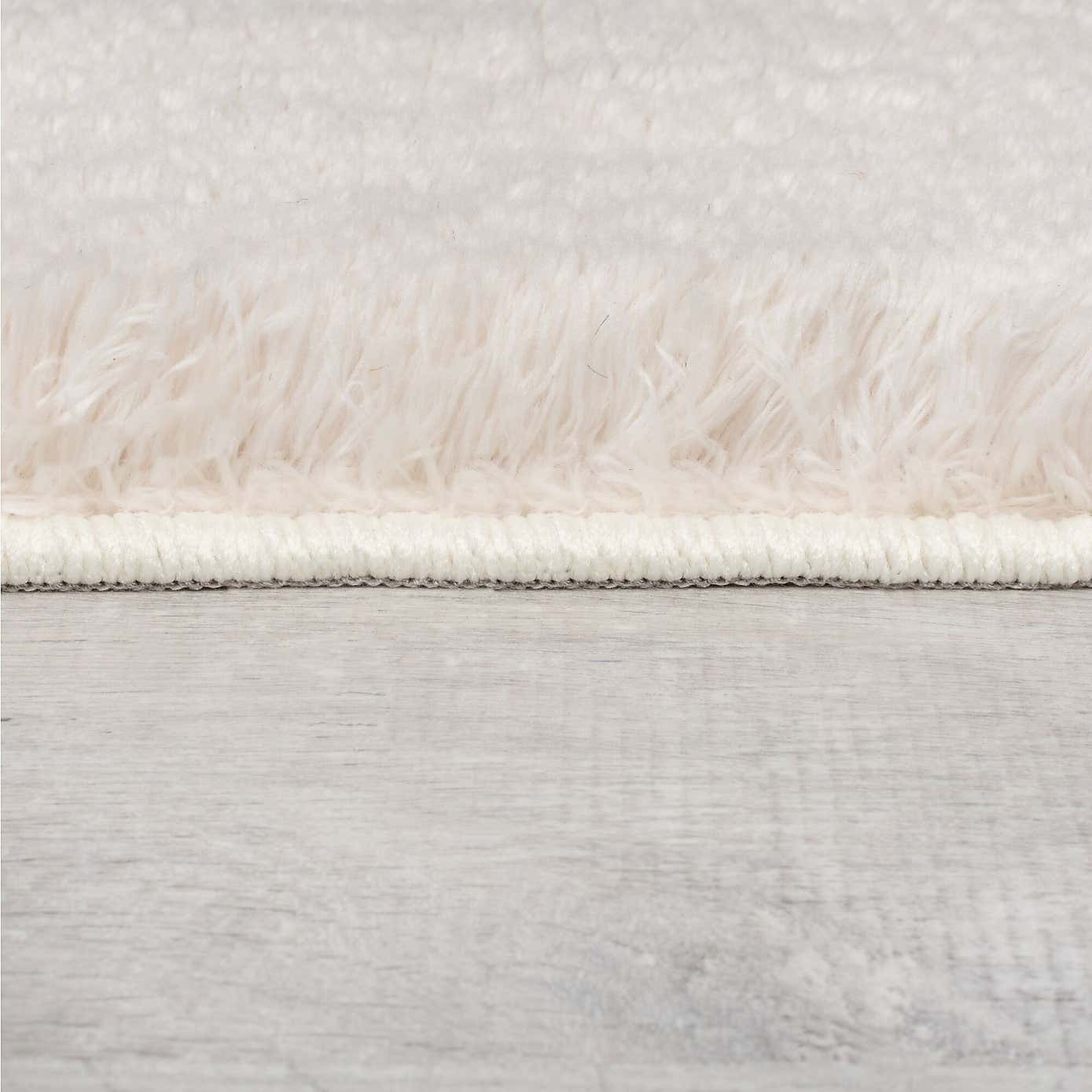 Faroe Wool Look Washable Faux Fur Rug