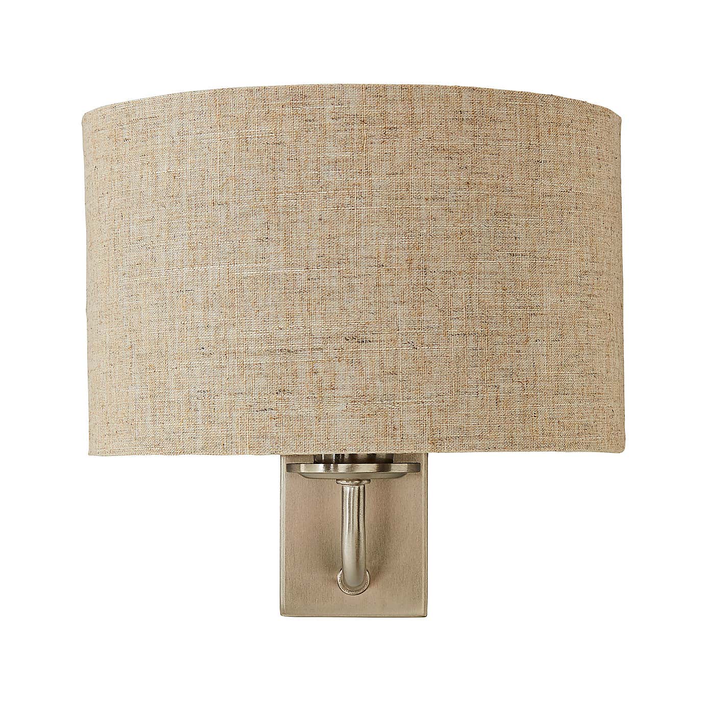 Preston Ivory Linen Shaded Wall Light