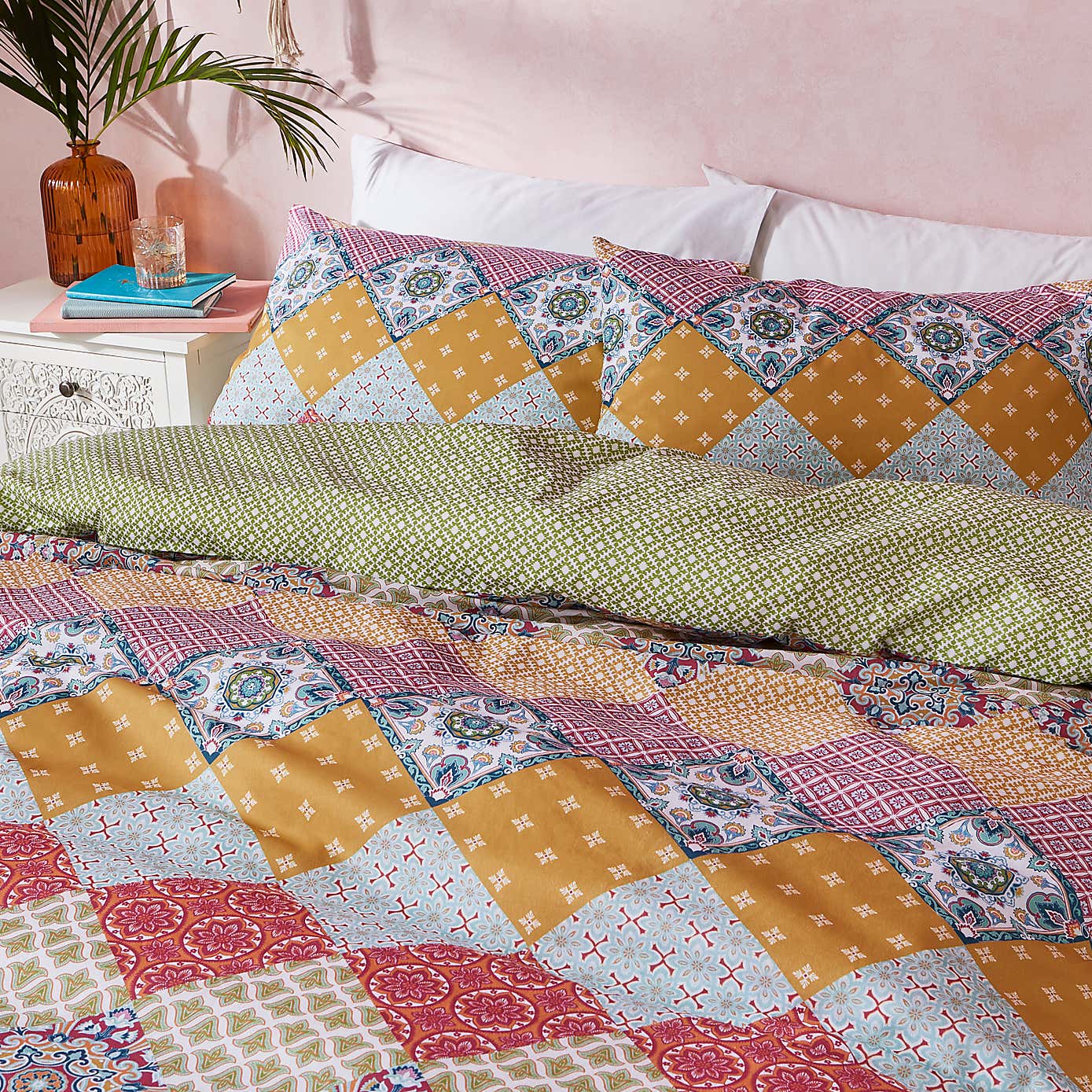 Global Patchwork Duvet Cover Set