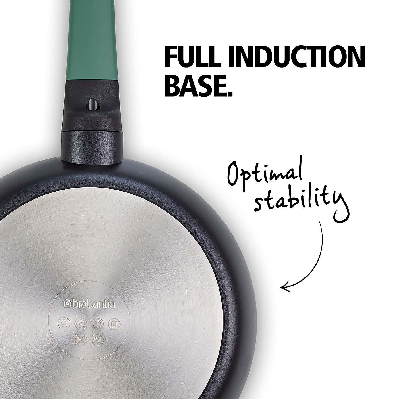 Brabantia Non-Stick Aluminium Frying Pan, 24cm