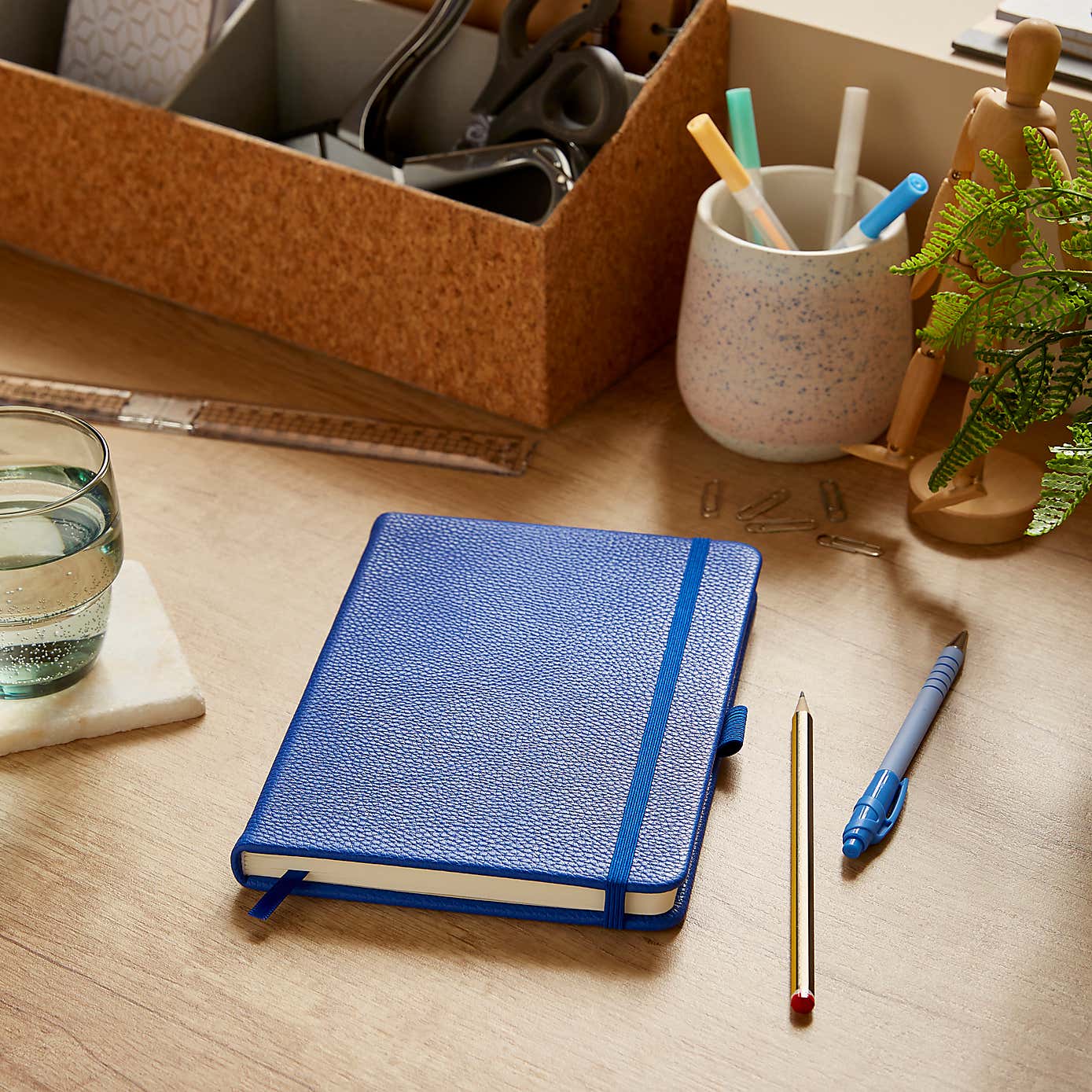 Waters and Noble Premium Faux Leather Notebook