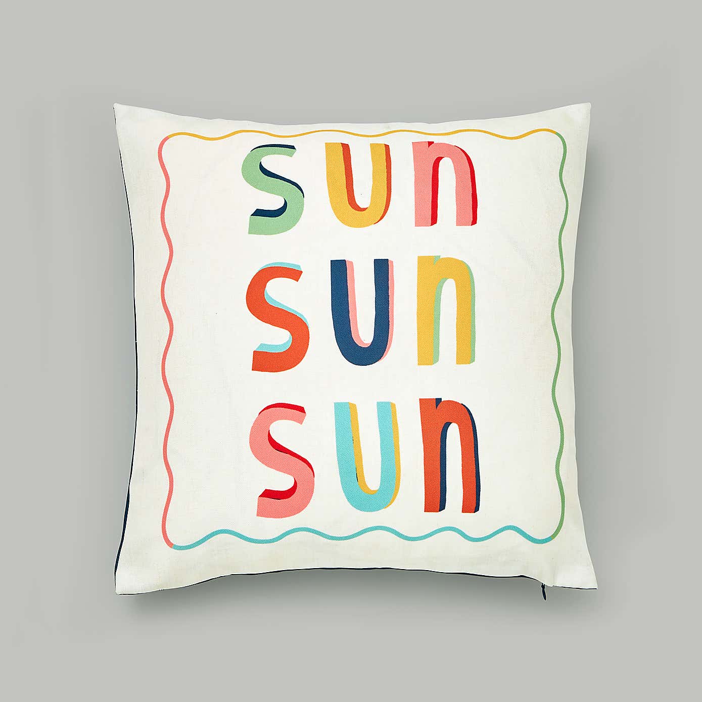 Sun Sun Sun Outdoor Square Cushion