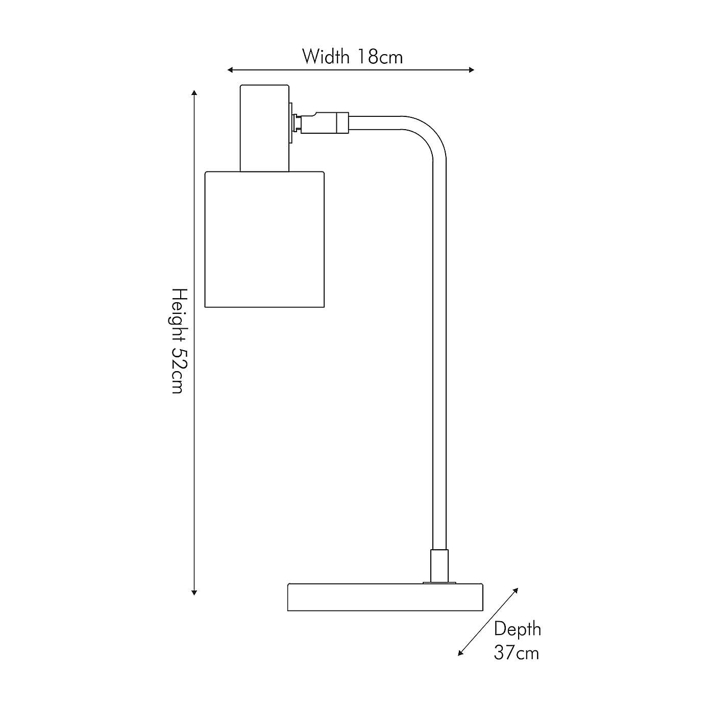 Biba Marble Retro Table Lamp