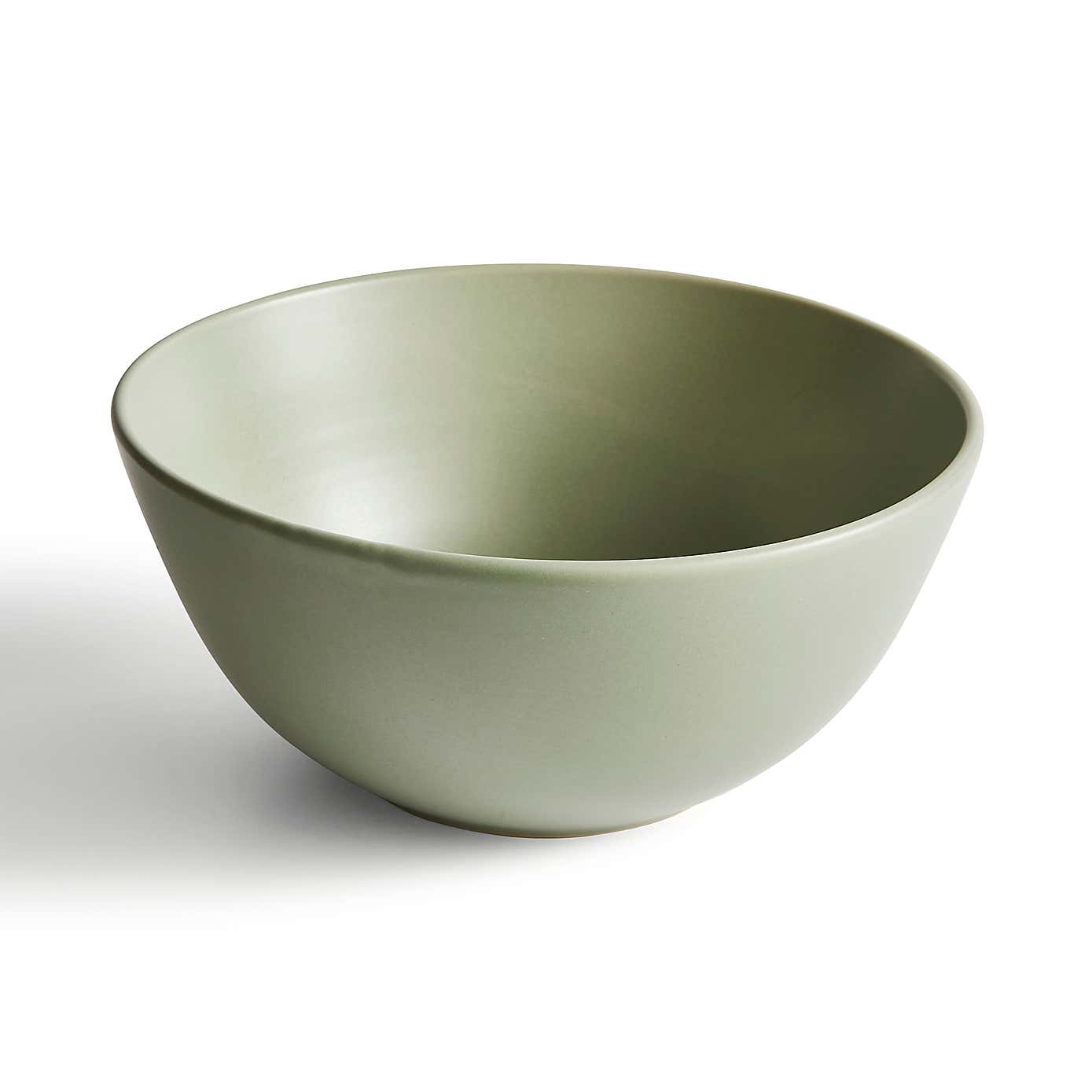 Stoneware Salad Bowl, Sage