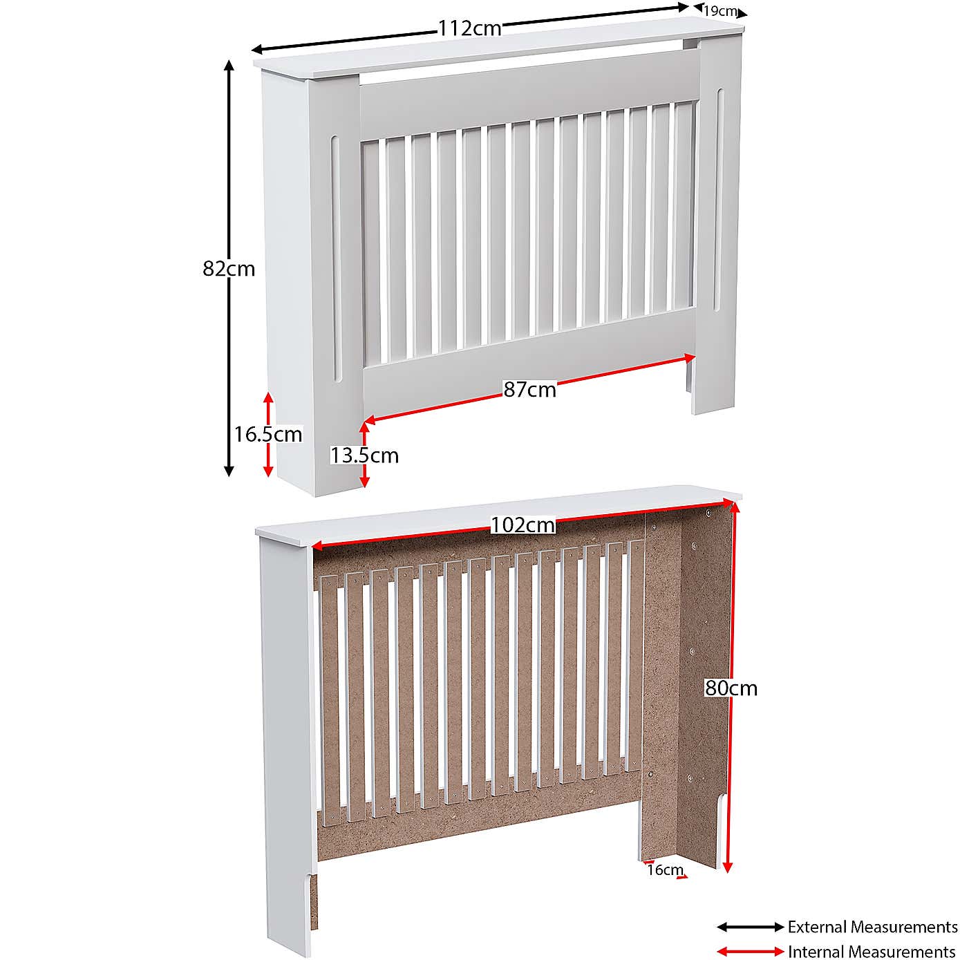 Vida Designs Chelsea Radiator Cover