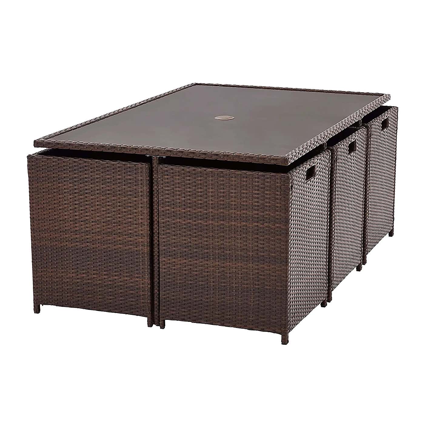 Nevada 6 Seater Cube Dining Set