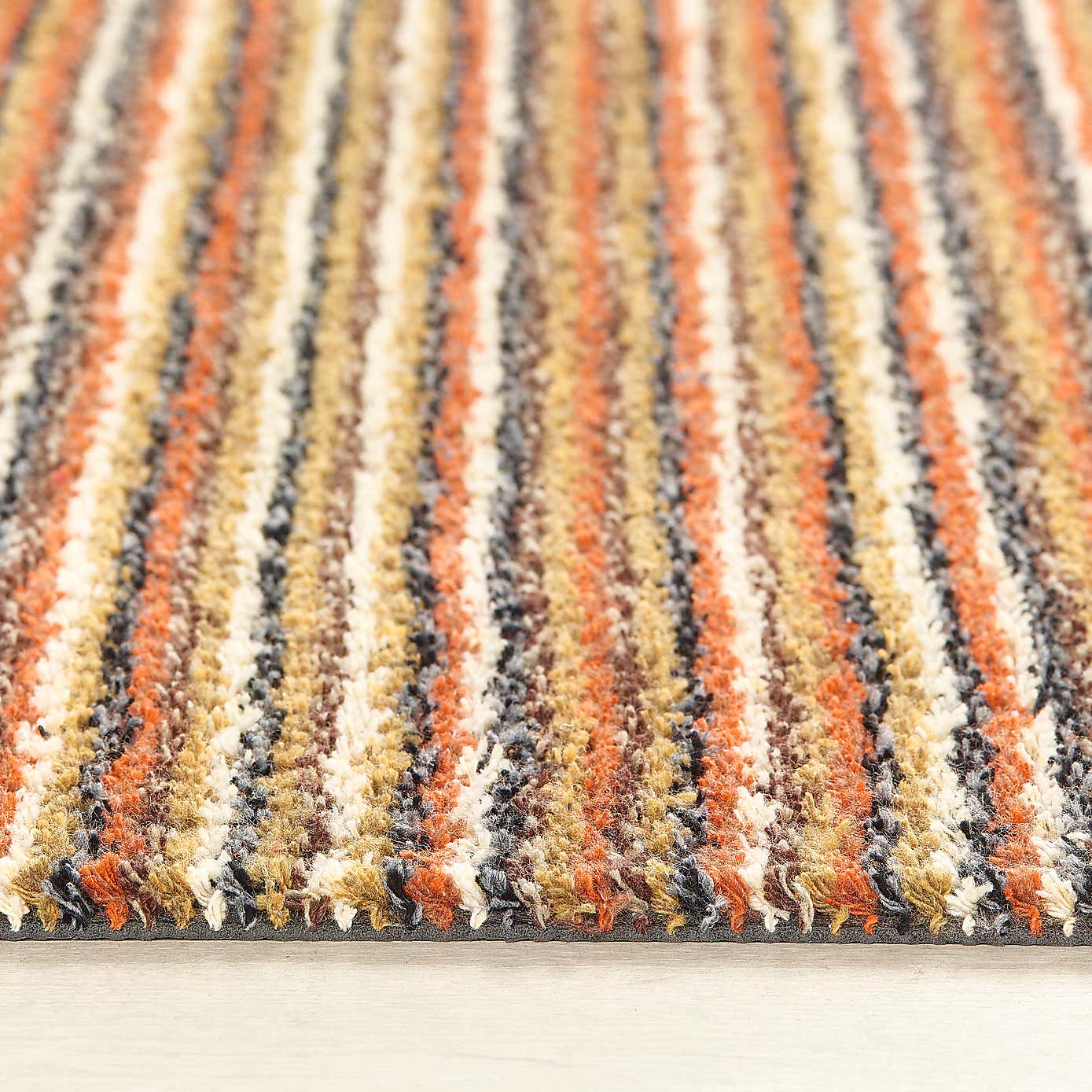 Marvel Striped Washable Cotton Utility Mat