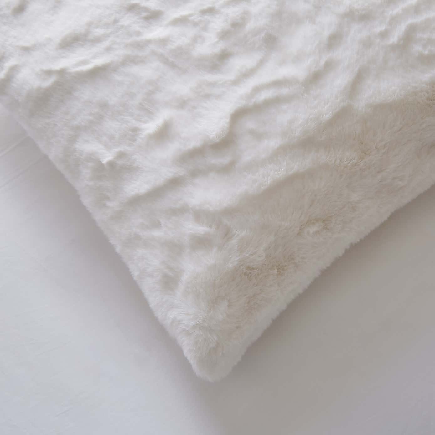 Dorma Purity Faux Fur Continental Cushion