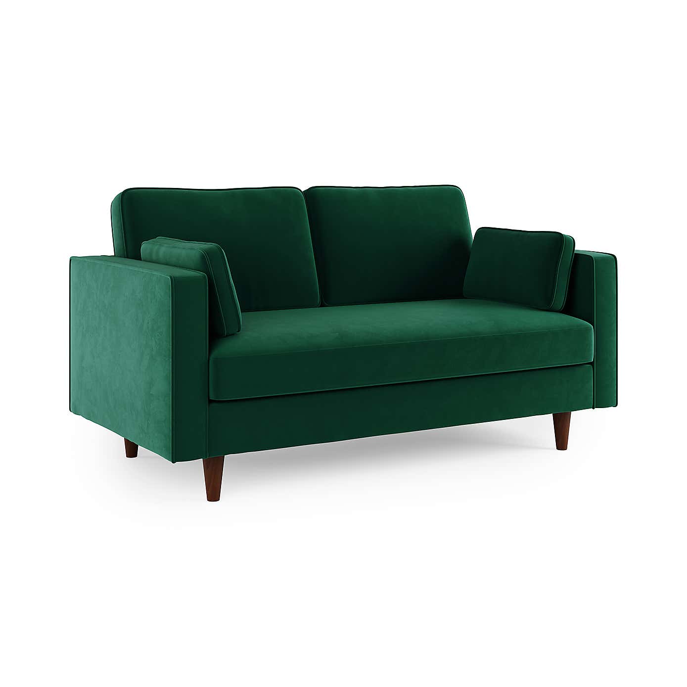 Zoe Plain Velvet 2 Seater Sofa