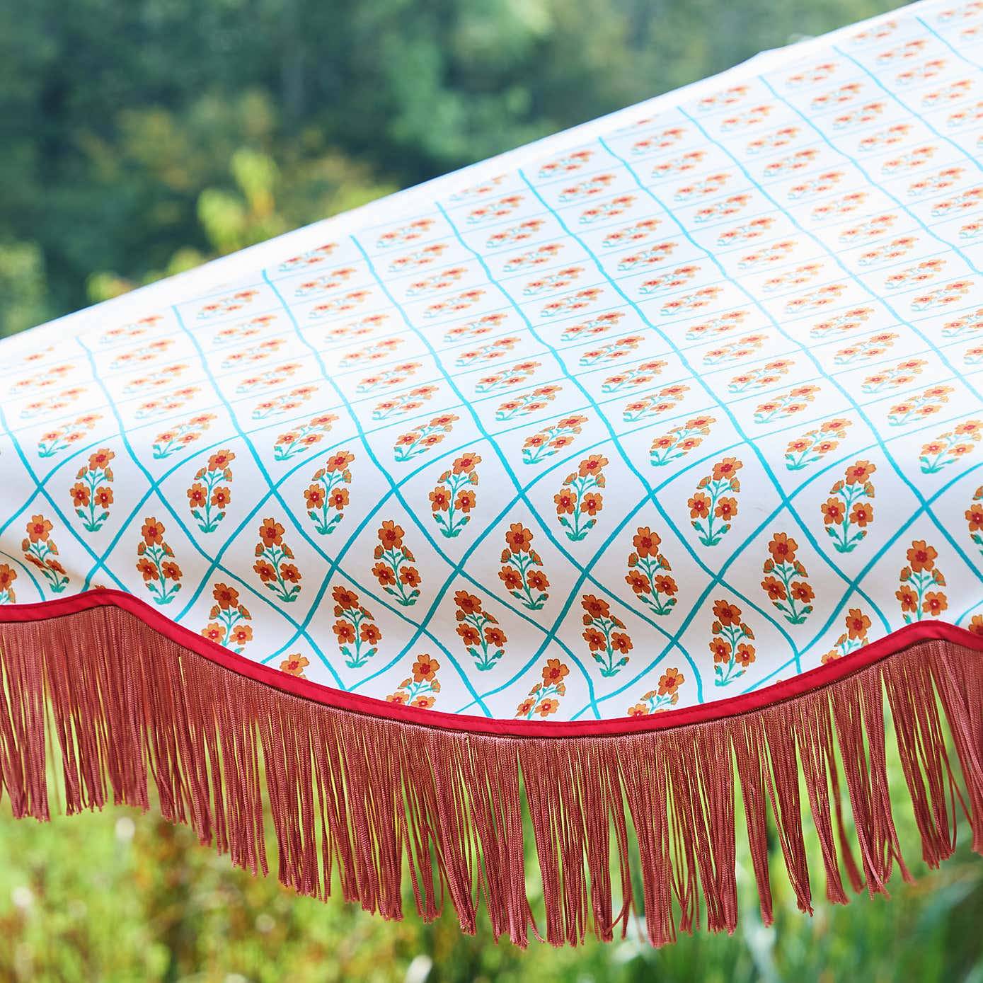 Sophie Robinson Block Print 2.45m Parasol