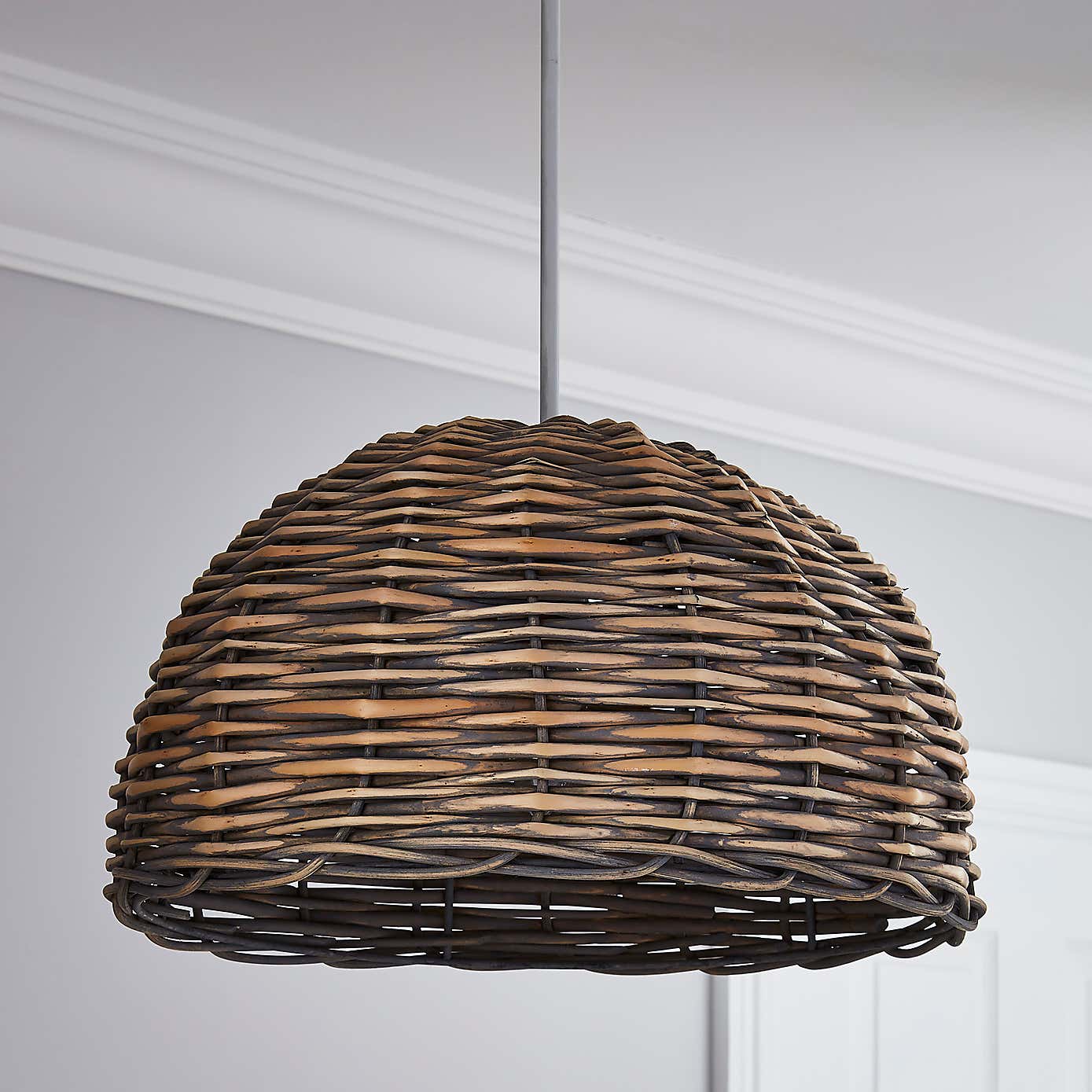 Lari Split Weave Grey Easy Fit Pendant Shade