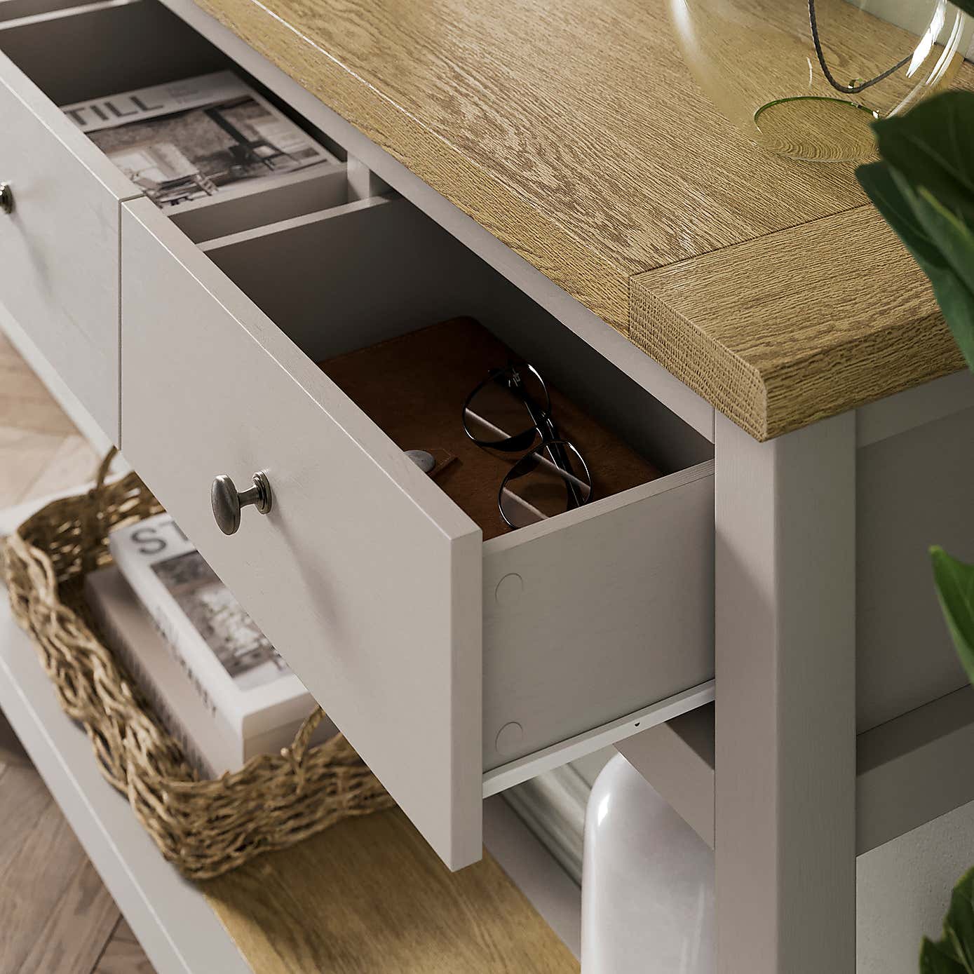 Olney Console Table, Stone