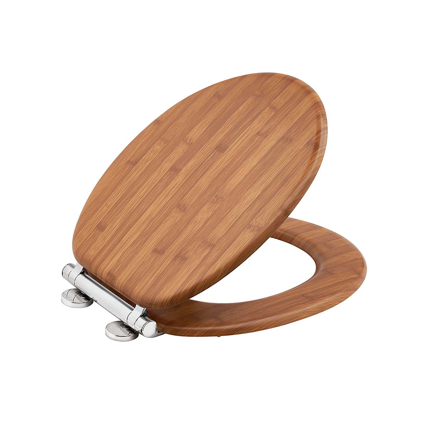 Bamboo Effect Toilet Seat