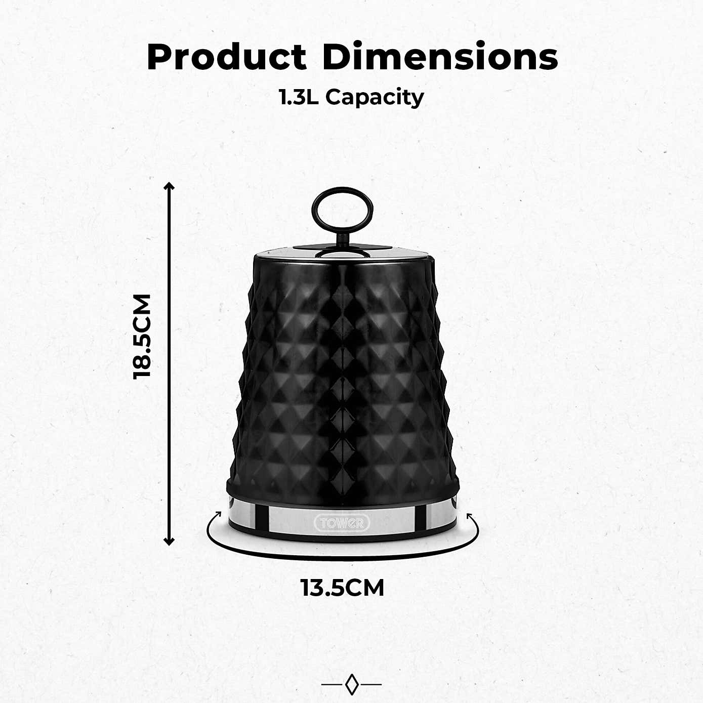 TOWER Solitaire Set of 3 Canisters