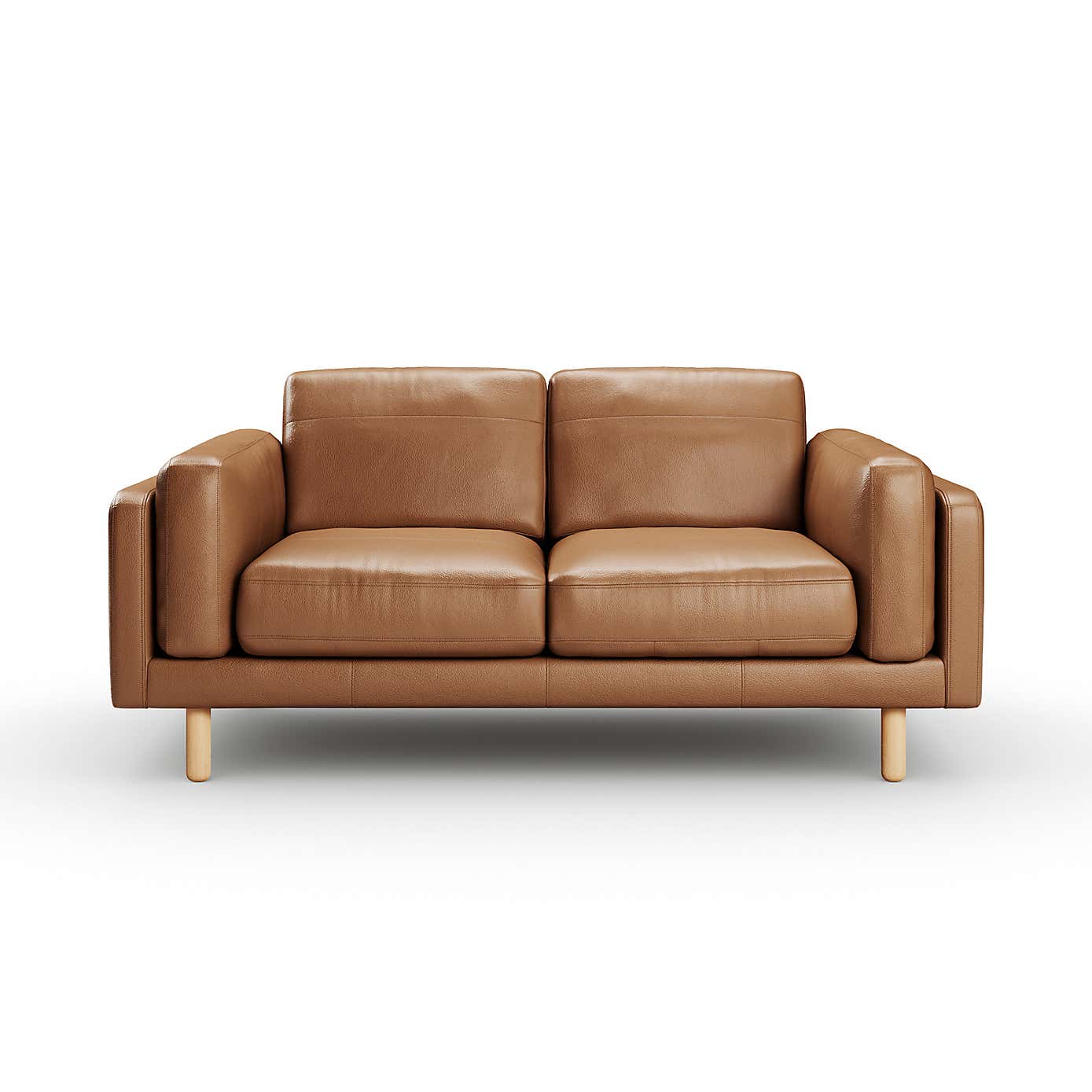 Newton Classic Leather 2 Seater Sofa