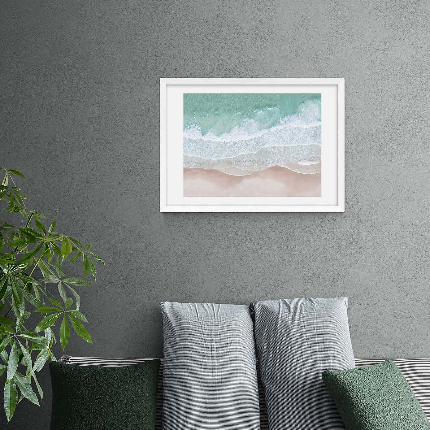 East End Prints Aerial Ocean Print