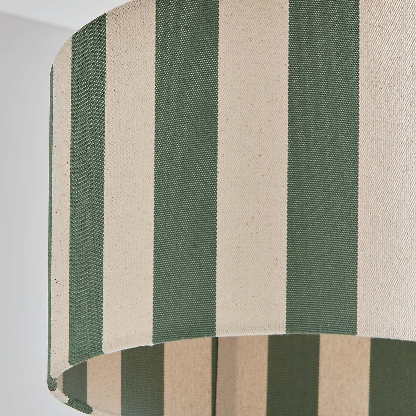 Beatrice Stripe Drum Lamp Shade