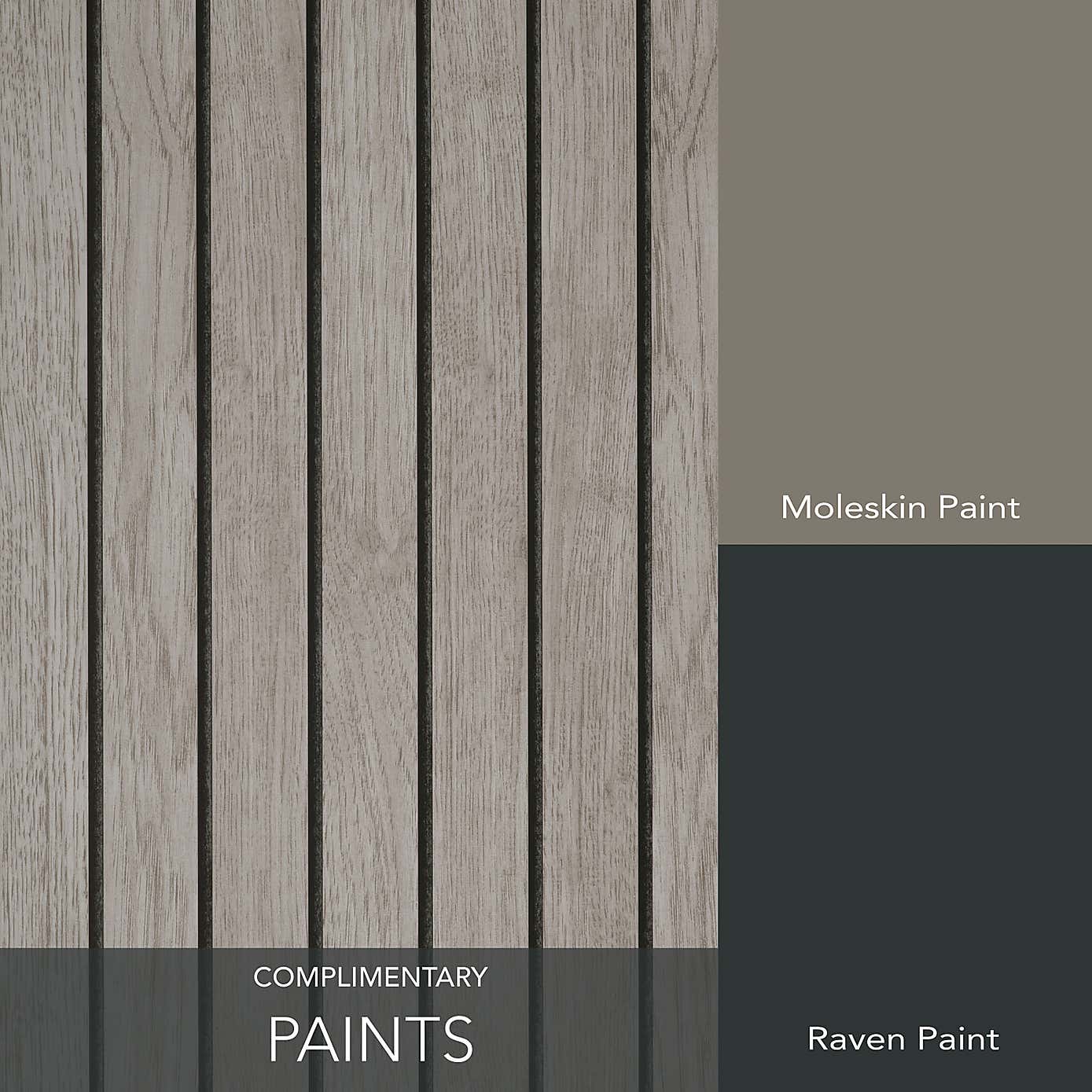 Wooden Slat Panel Wallpaper