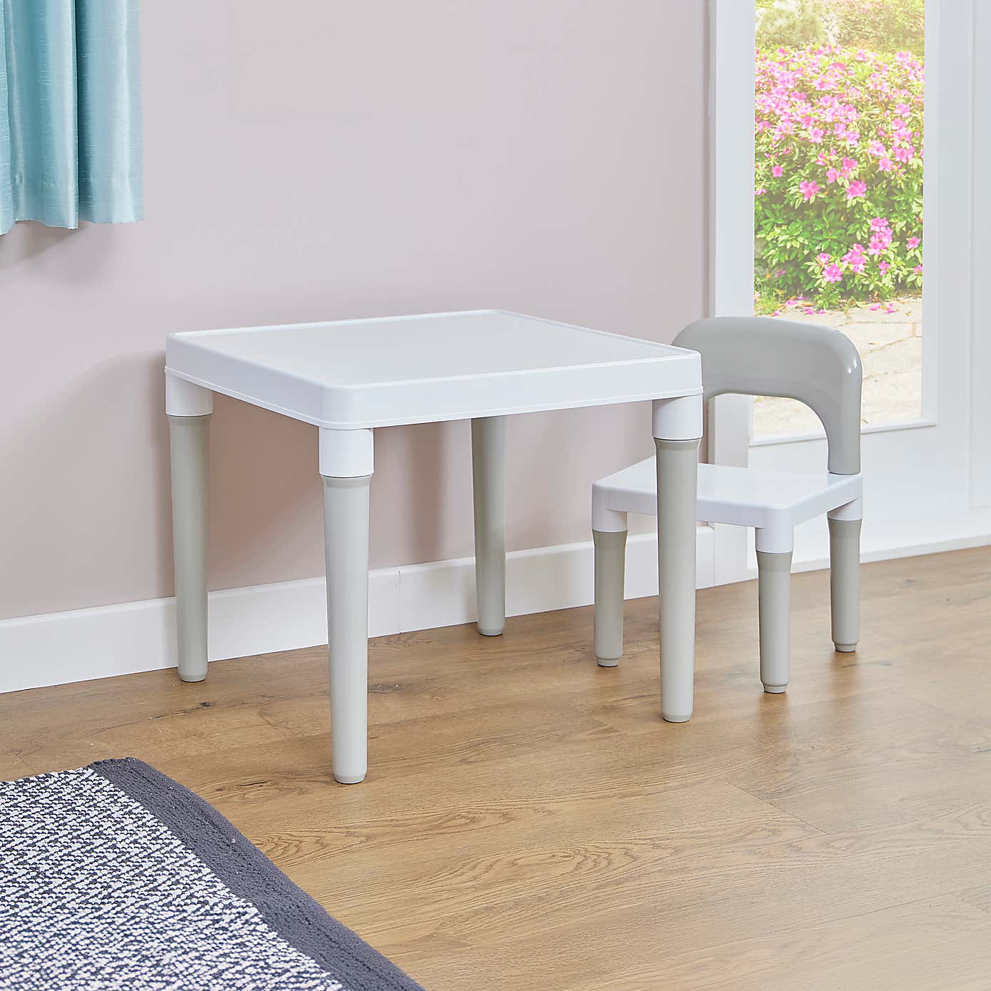 Liberty House Kids Plastic Table And One Chair Set