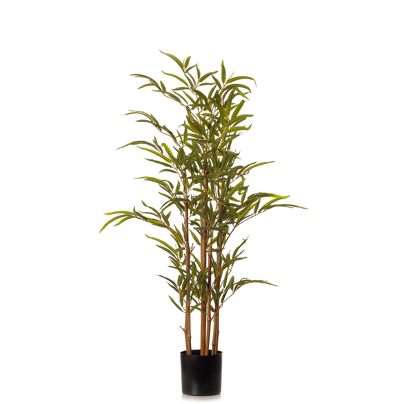 Artificial Bamboo Tree in Black Plant Pot