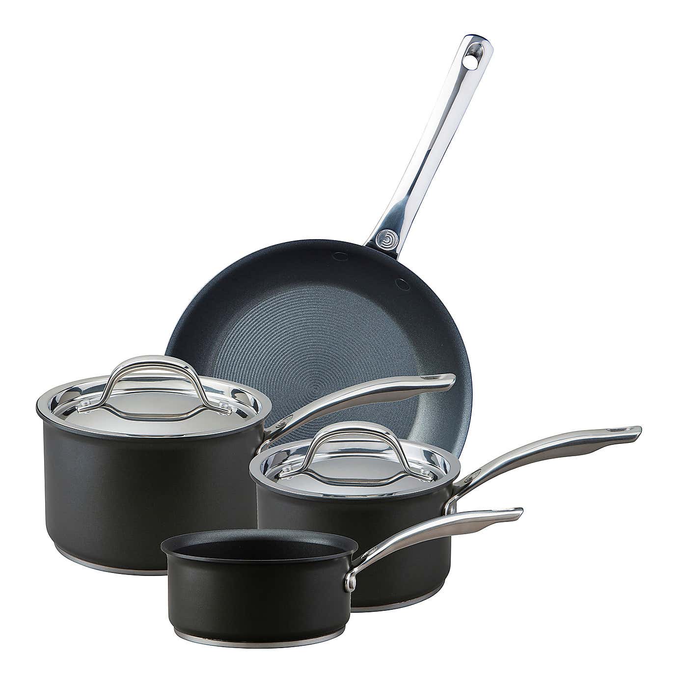 Circulon Excellence Non-Stick Hard Anodised Aluminium Induction 4 Piece Pan Set