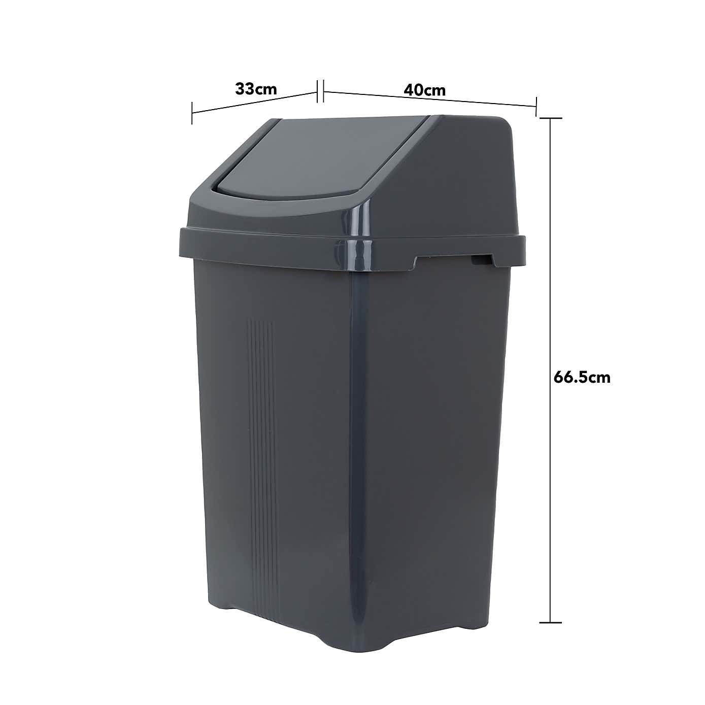 Wham Casa 25/50L Set of 2 Swing Bins