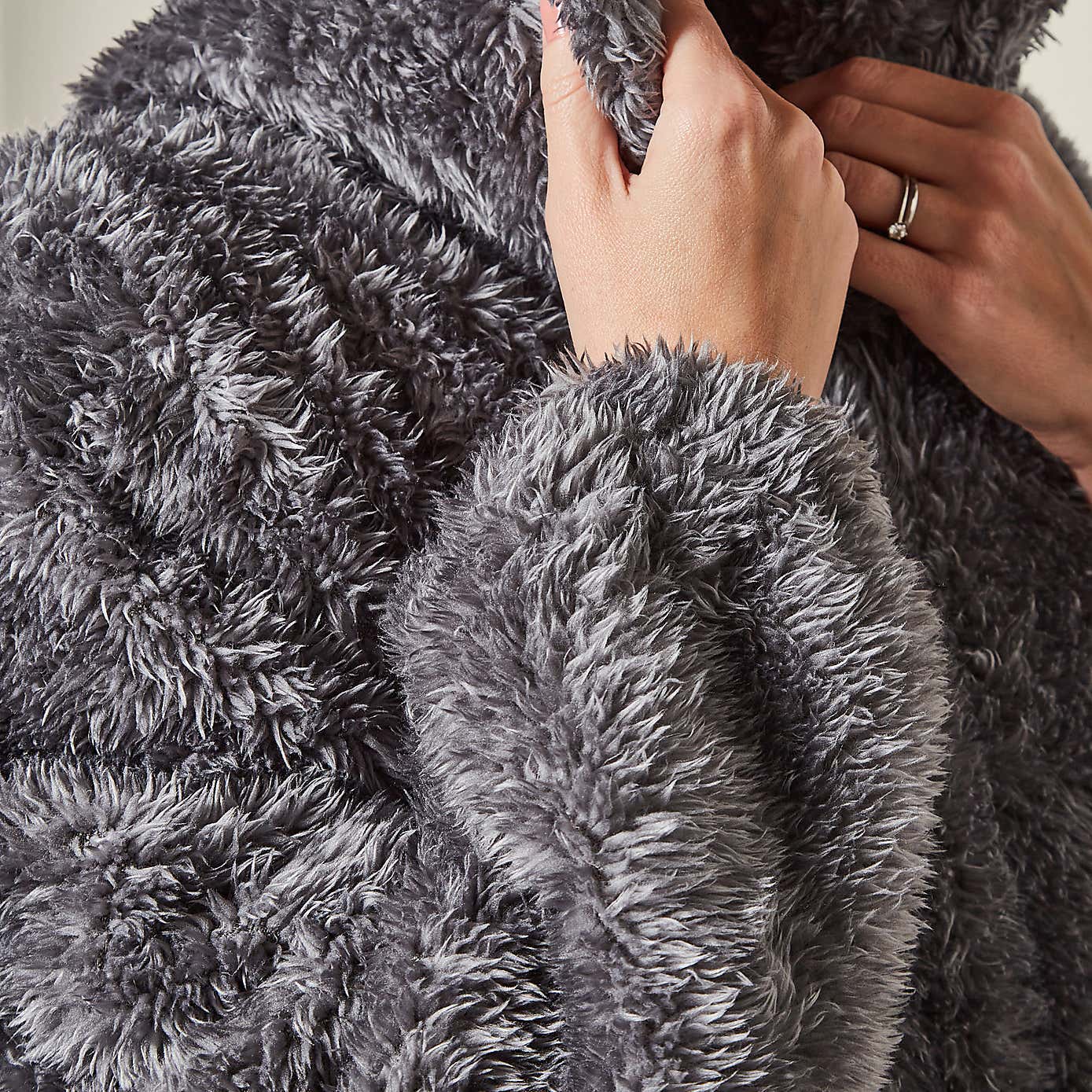 Teddy Oversized Blanket Hoodie