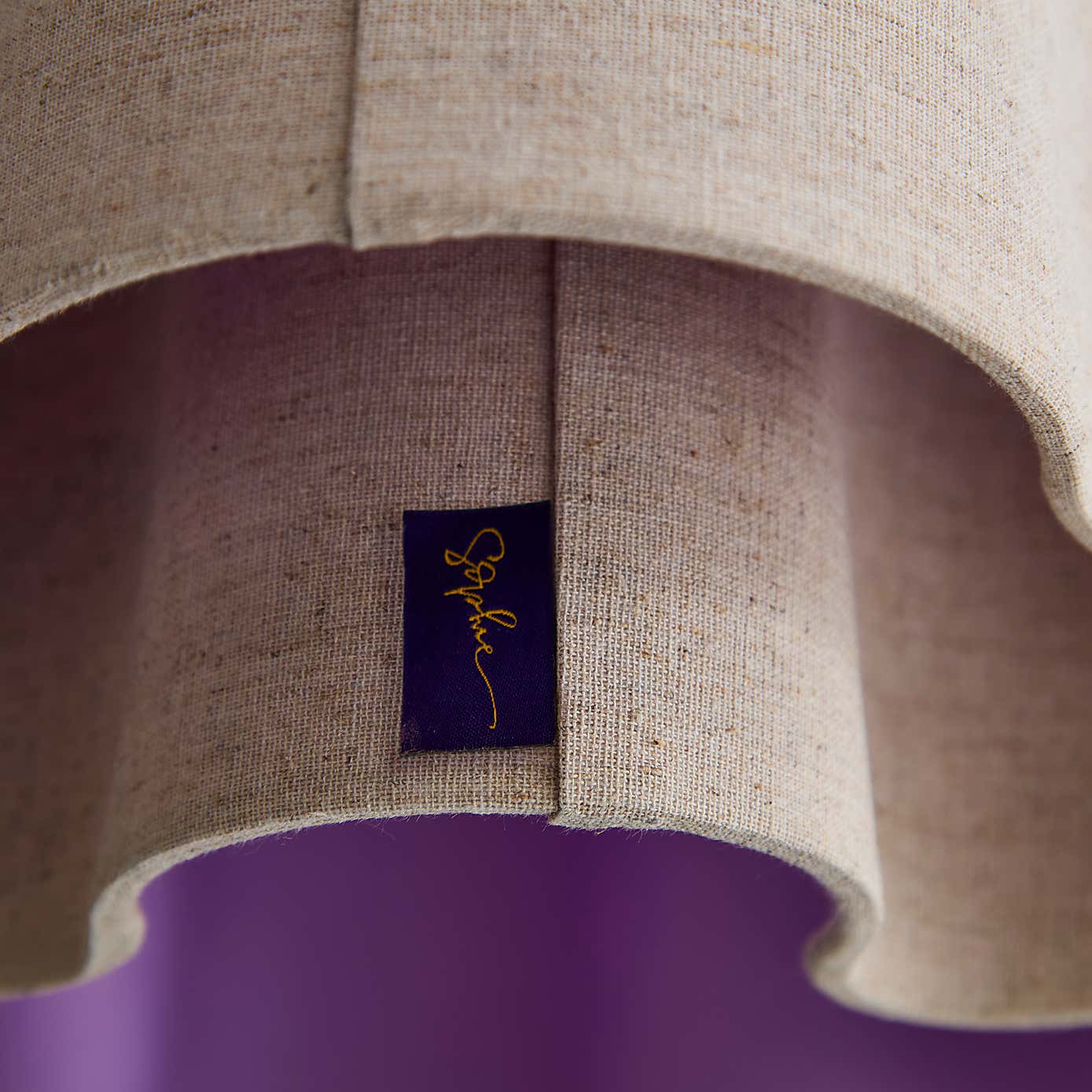 Sophie Robinson Wavy Two Tier Lamp Shade