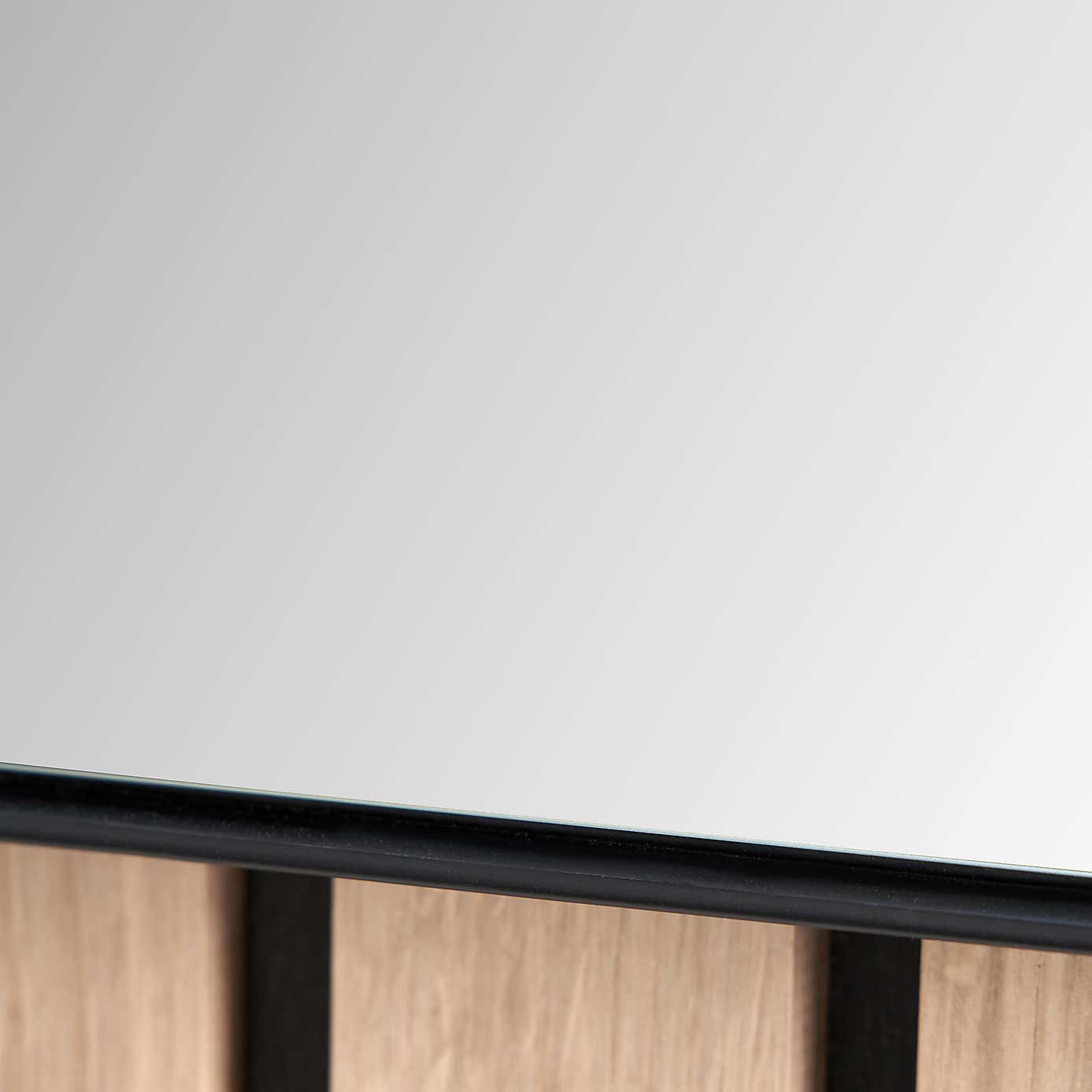 Metal Framed Arched Wall Mirror