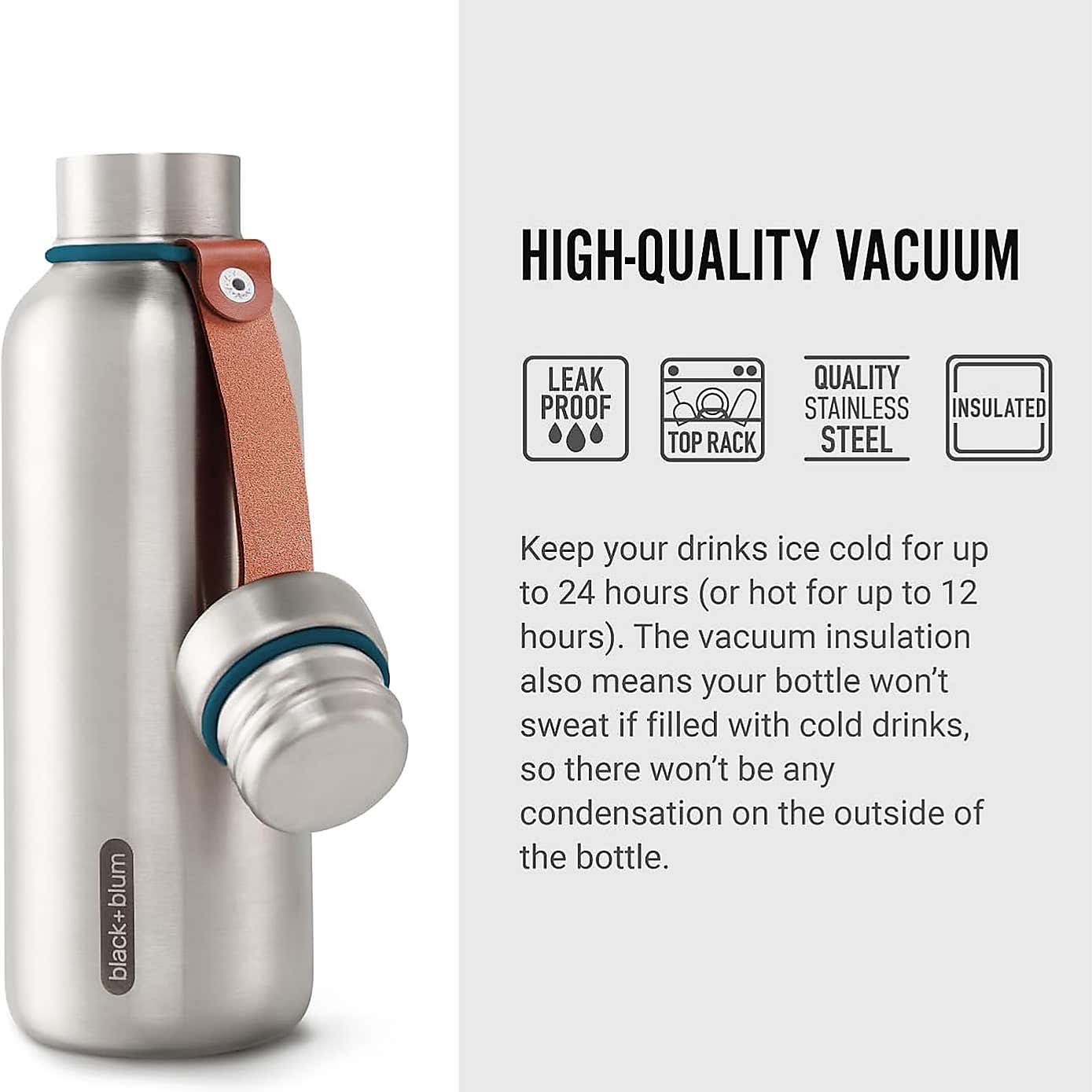 Black and Blum Insulated Water Bottle
