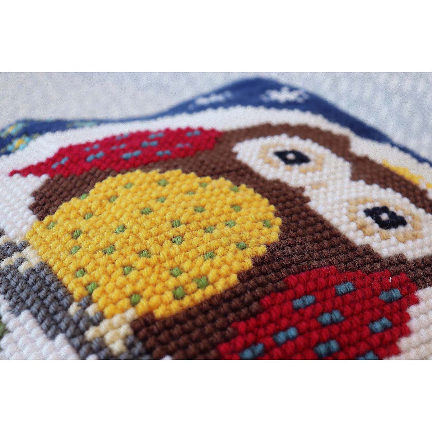 Cross Stitch Kit Cushion Night Owl