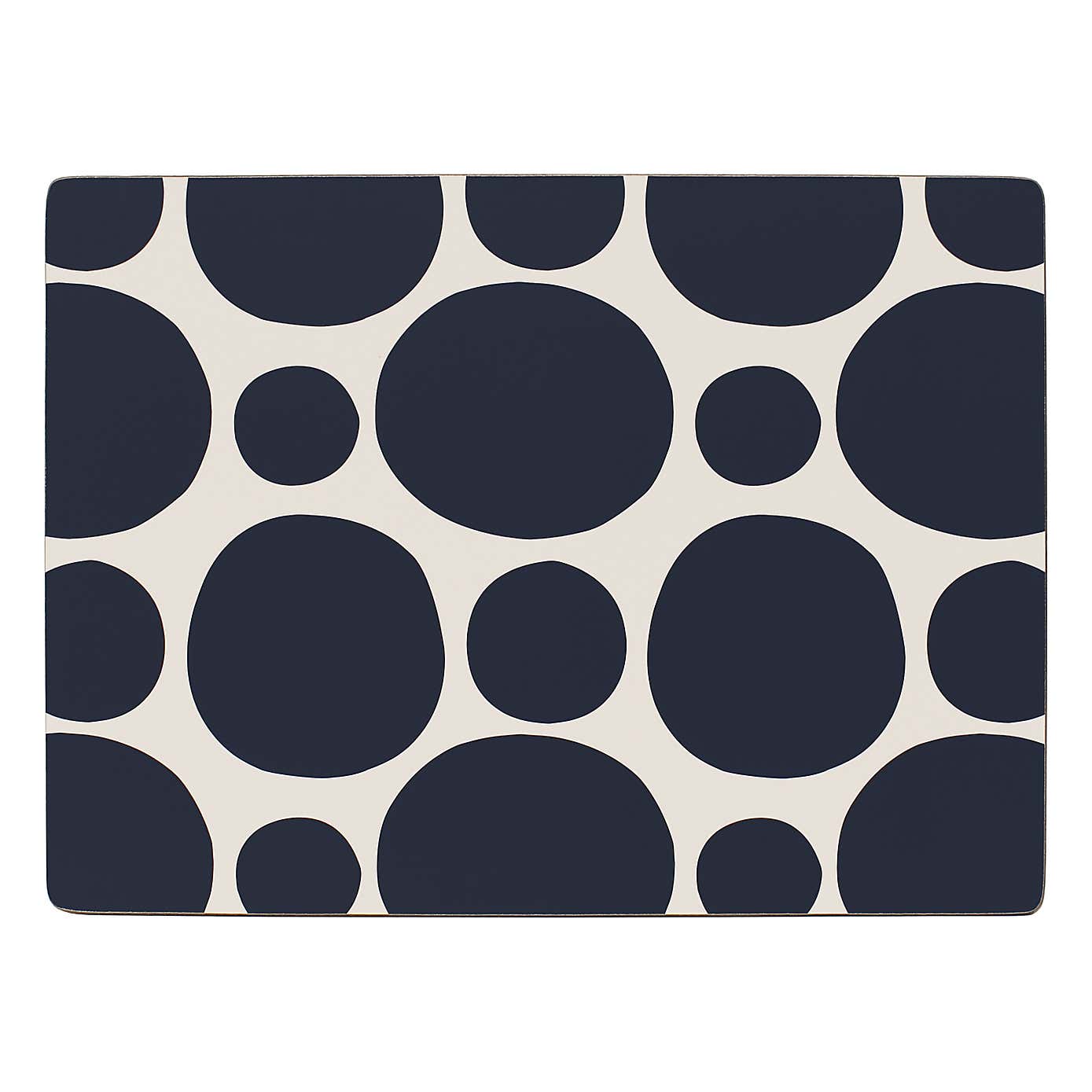 Pack of 4 Modern Spot Corkback Placemats