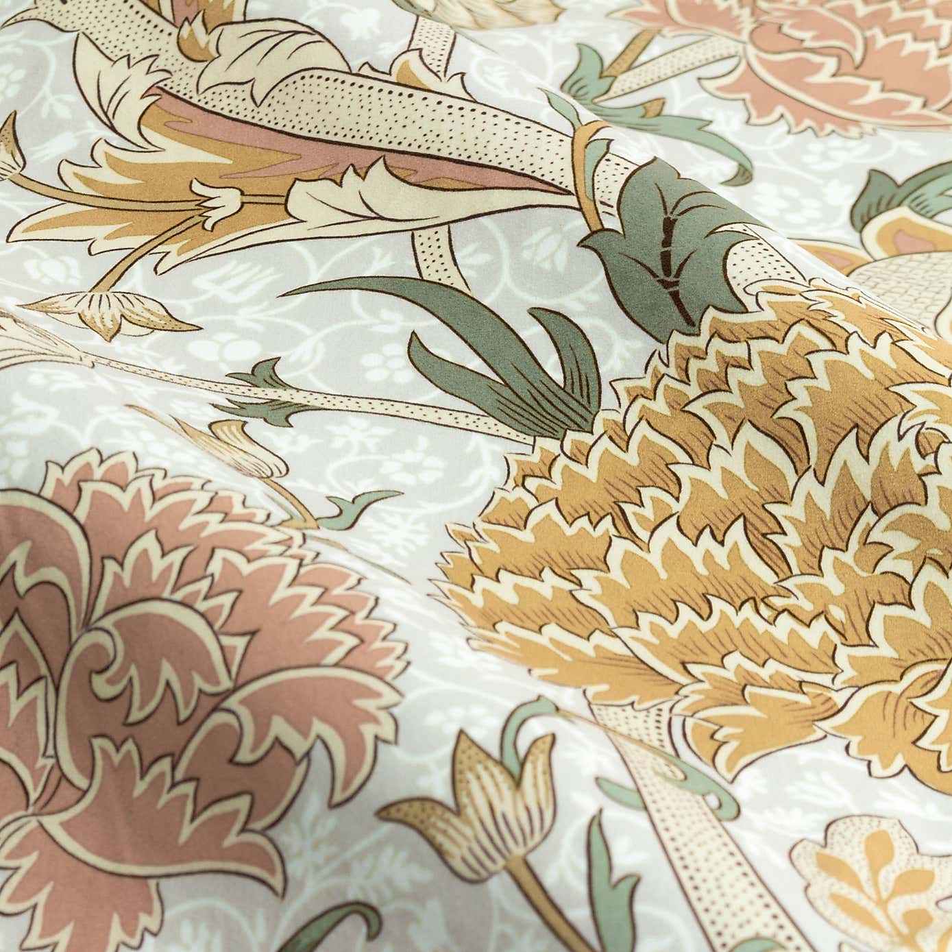 Morris & Co. Cray Chenille Pencil Pleat Curtains