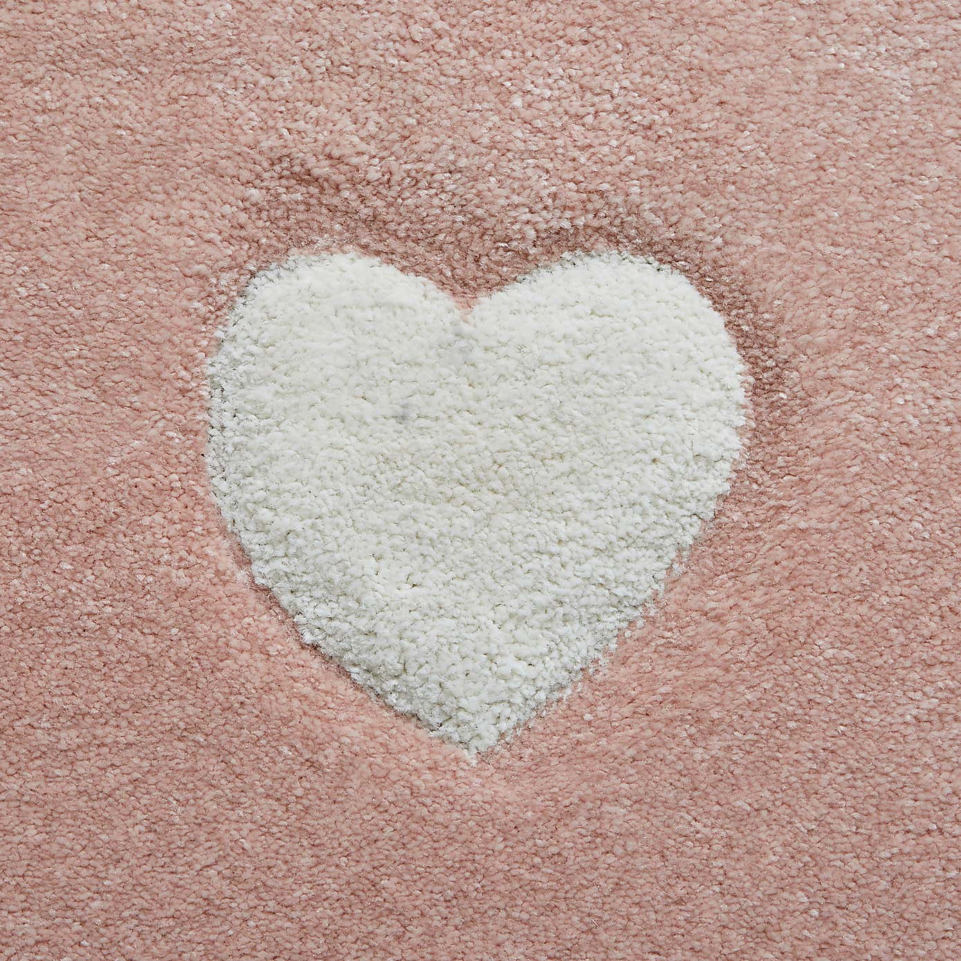 Pink Stars, Hearts and Polka Dot Rug